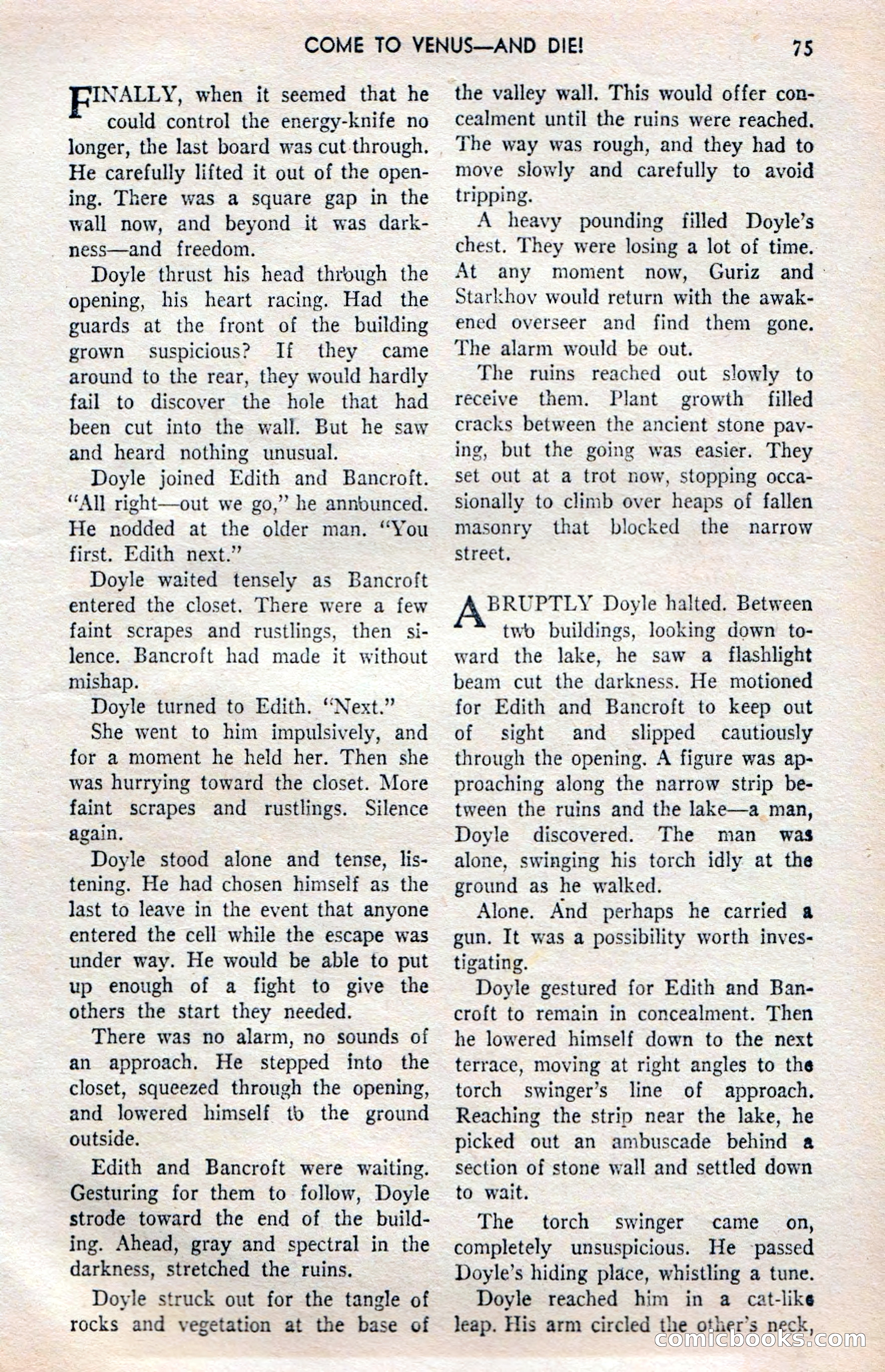 Amazing Stories (UK), Vol. 1, No. 20 — page 75 of 100