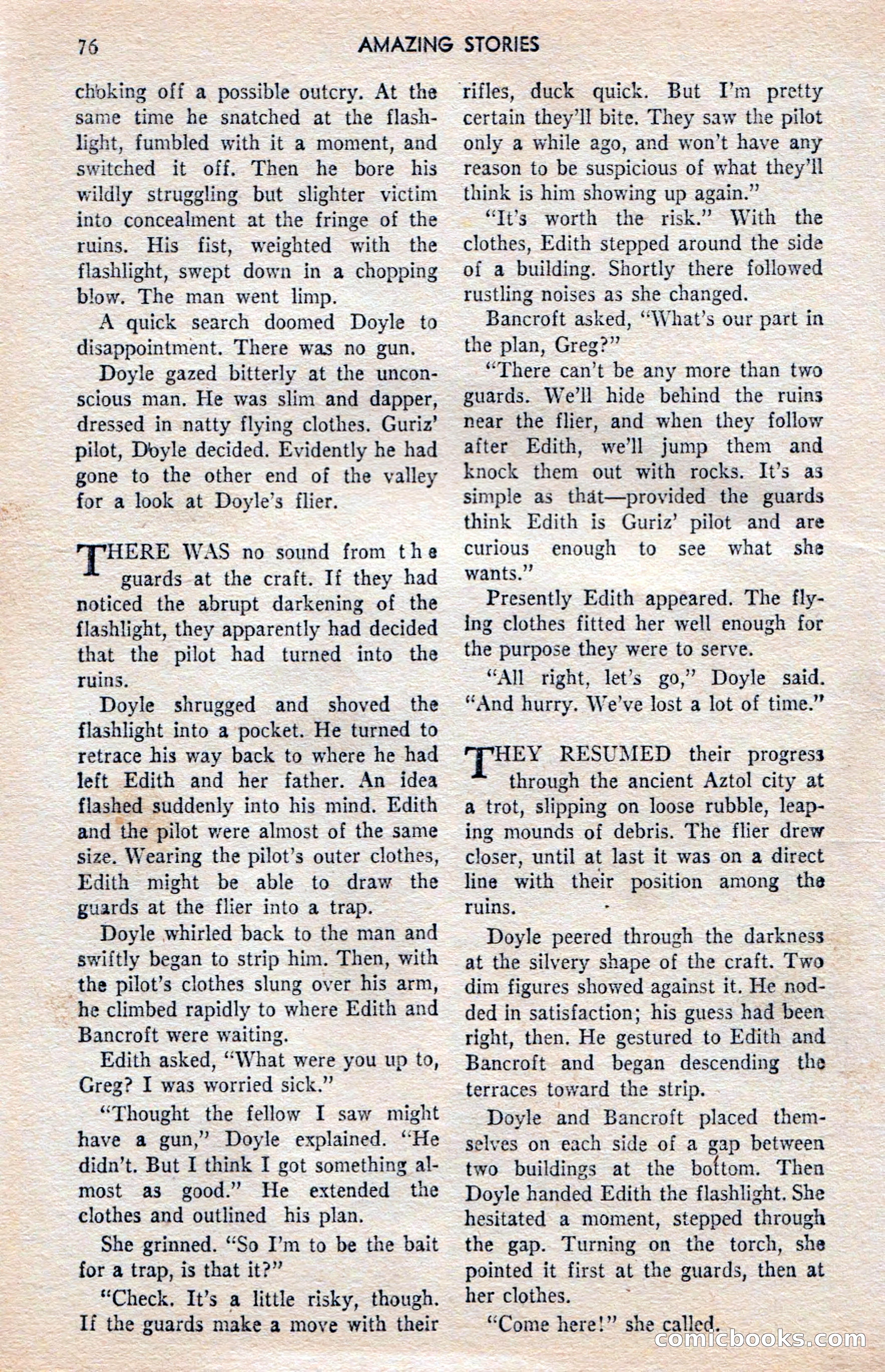 Amazing Stories (UK), Vol. 1, No. 20 — page 76 of 100
