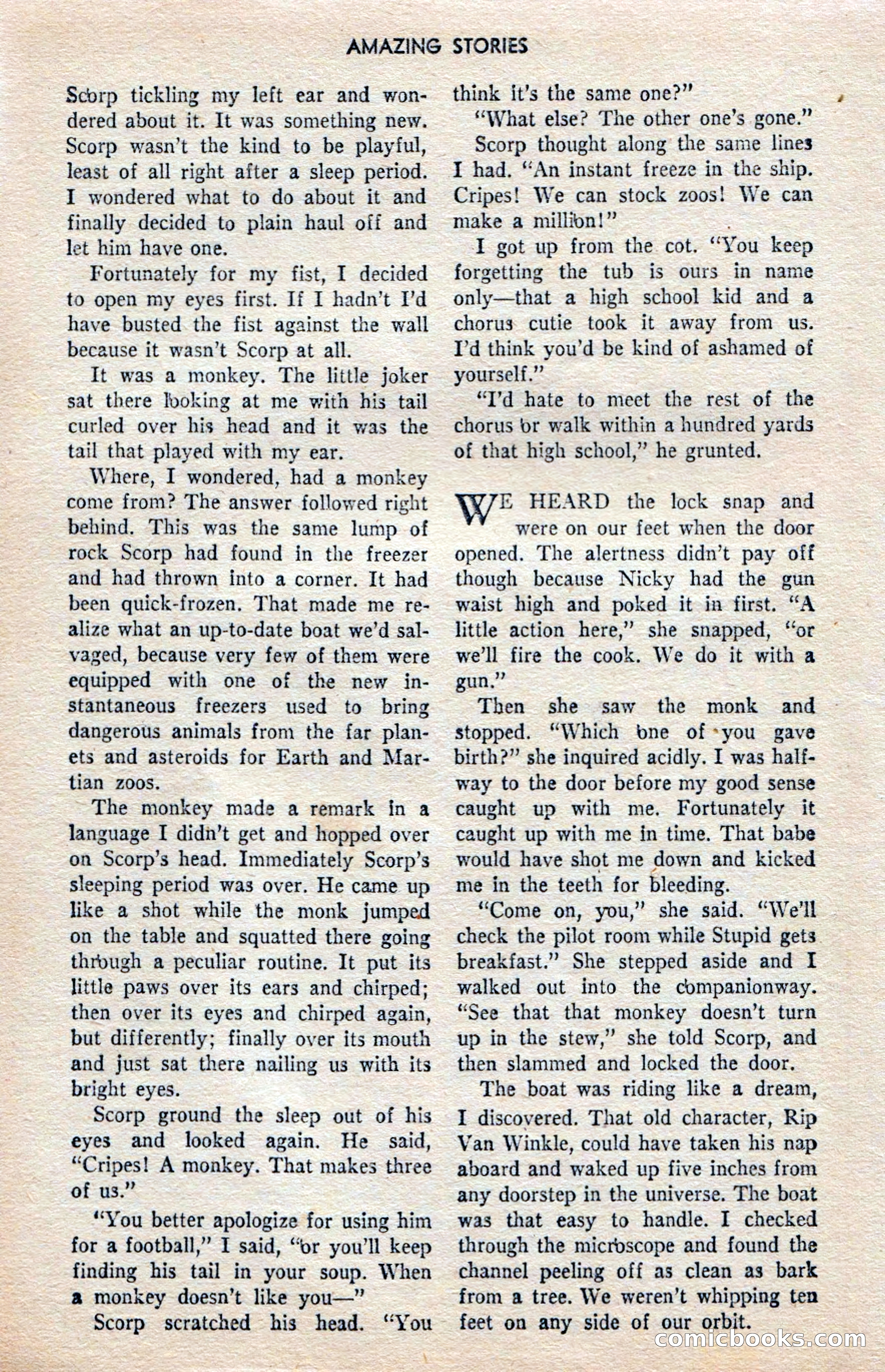 Amazing Stories (UK), Vol. 1, No. 20 — page 92 of 100