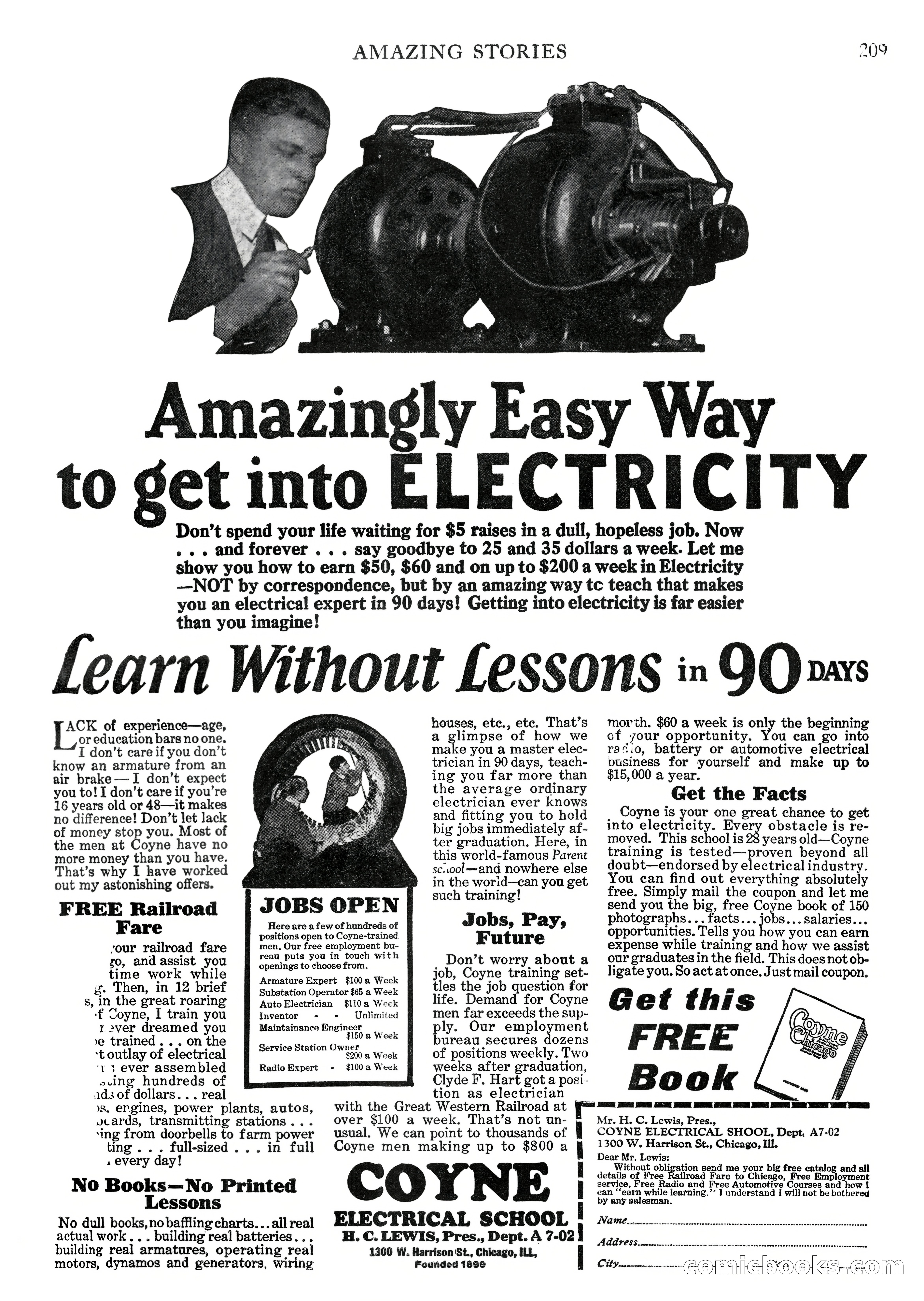 Amazing Stories, Vol. 2 No. 3 — page 3 of 108
