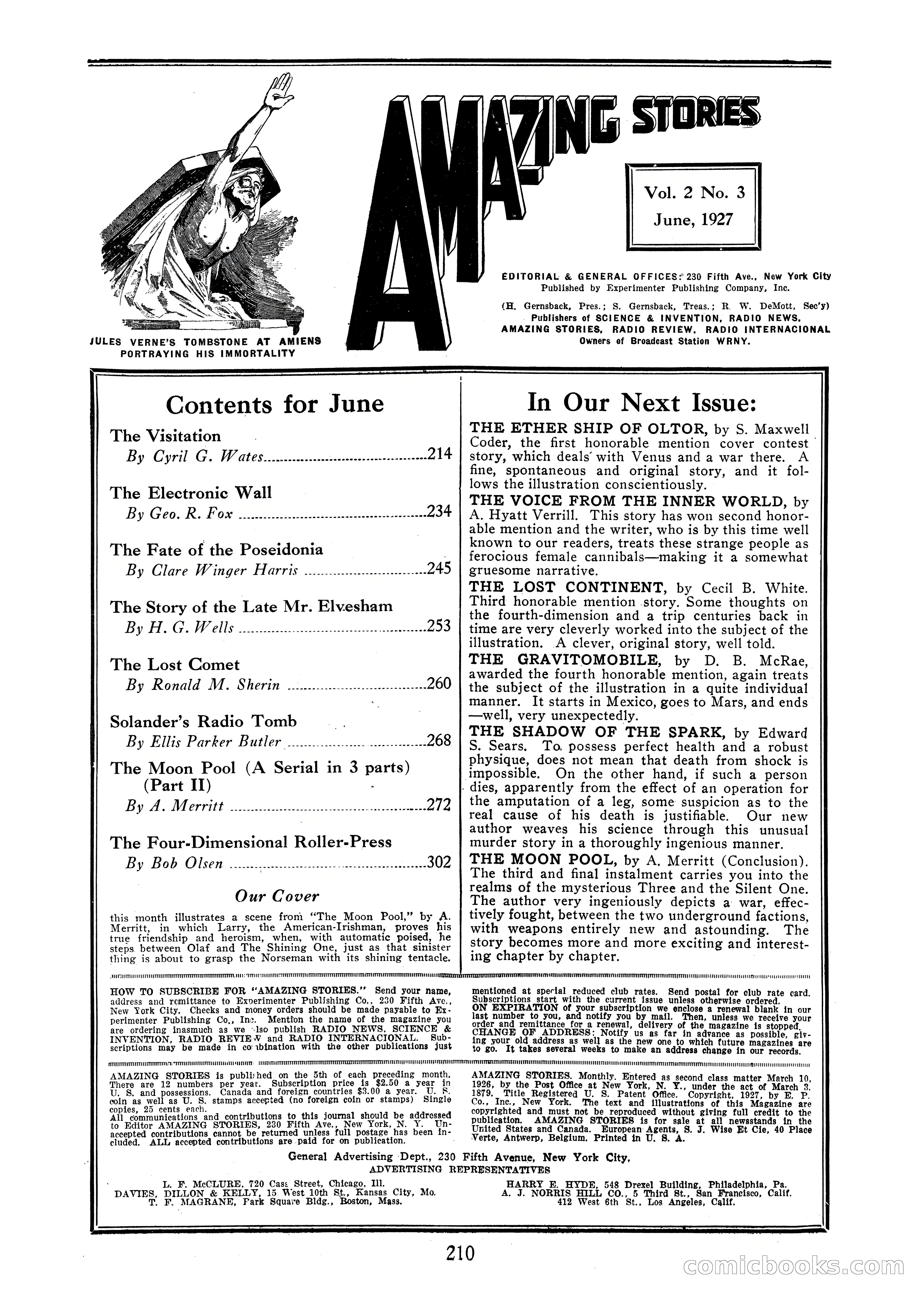 Amazing Stories, Vol. 2 No. 3 — page 4 of 108