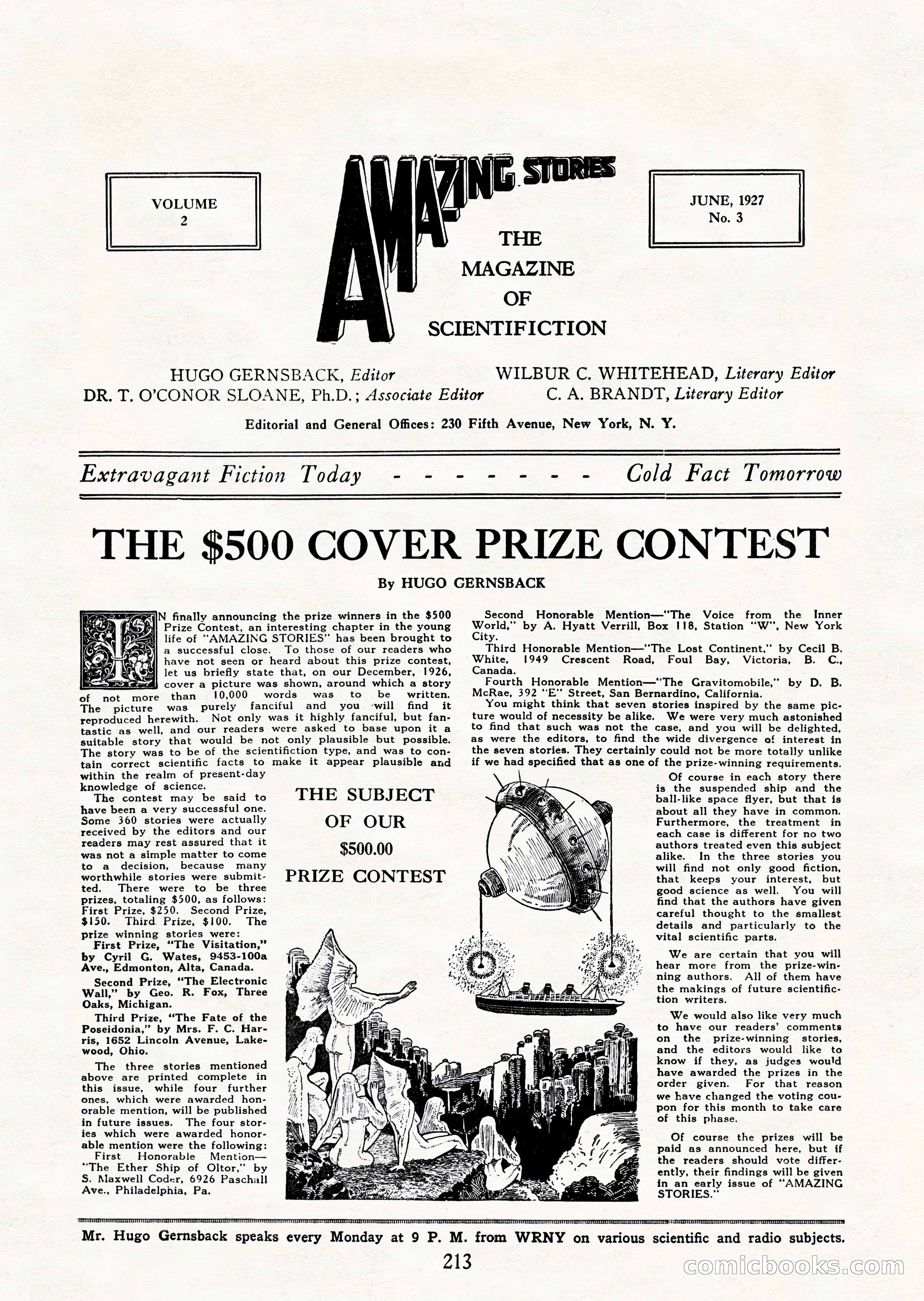 Amazing Stories, Vol. 2 No. 3 — page 7 of 108
