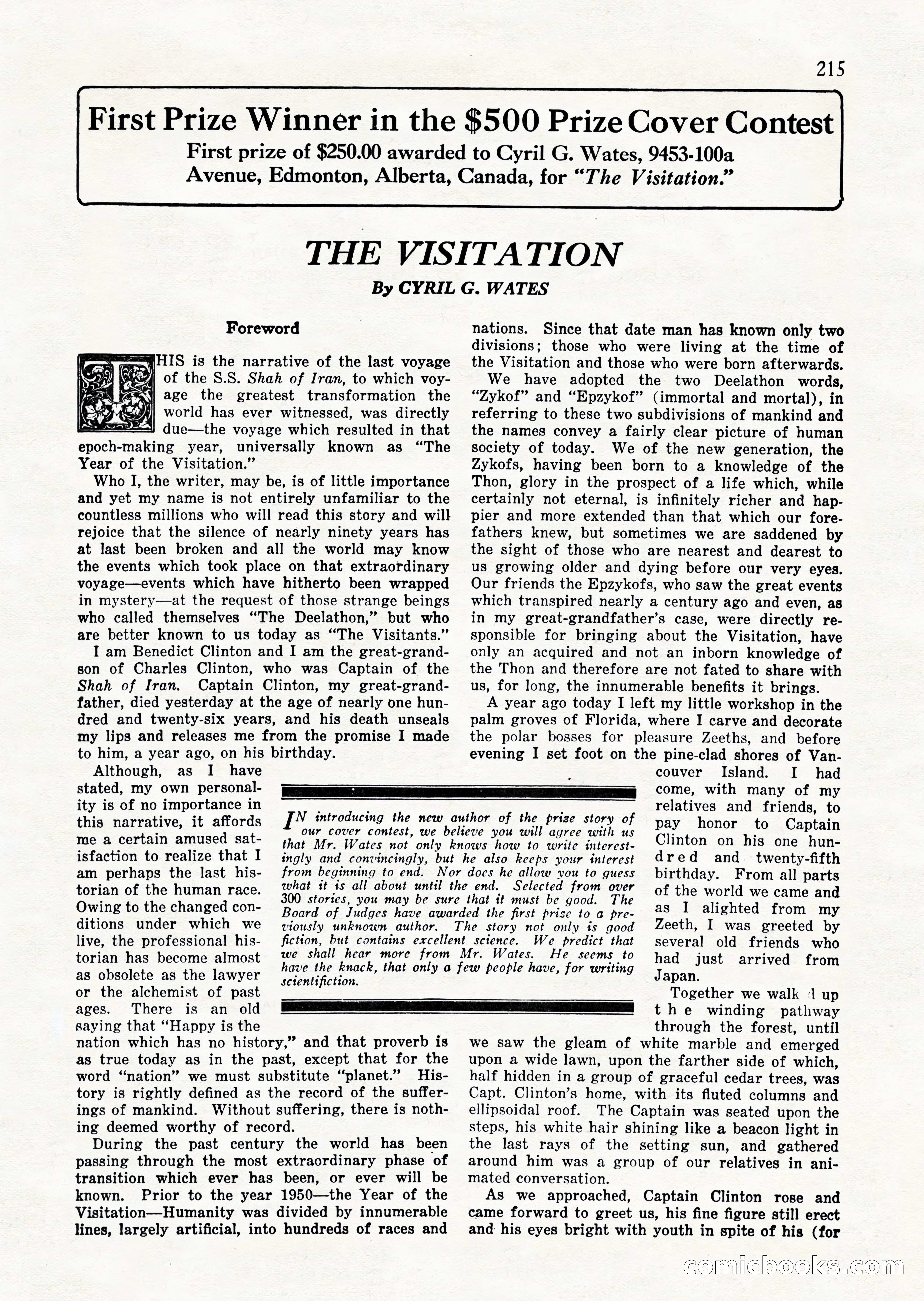 Amazing Stories, Vol. 2 No. 3 — page 9 of 108