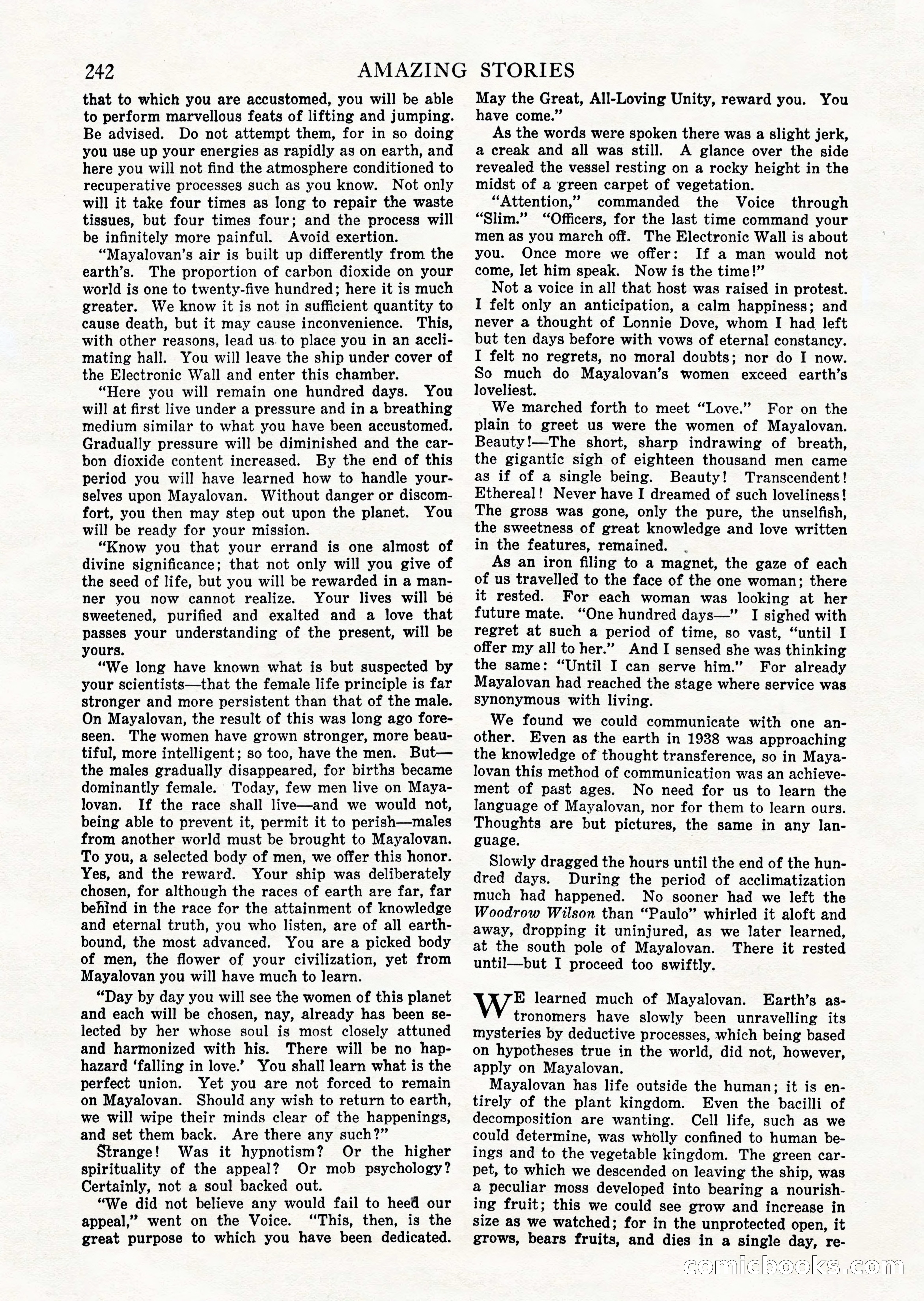 Amazing Stories, Vol. 2 No. 3 — page 36 of 108