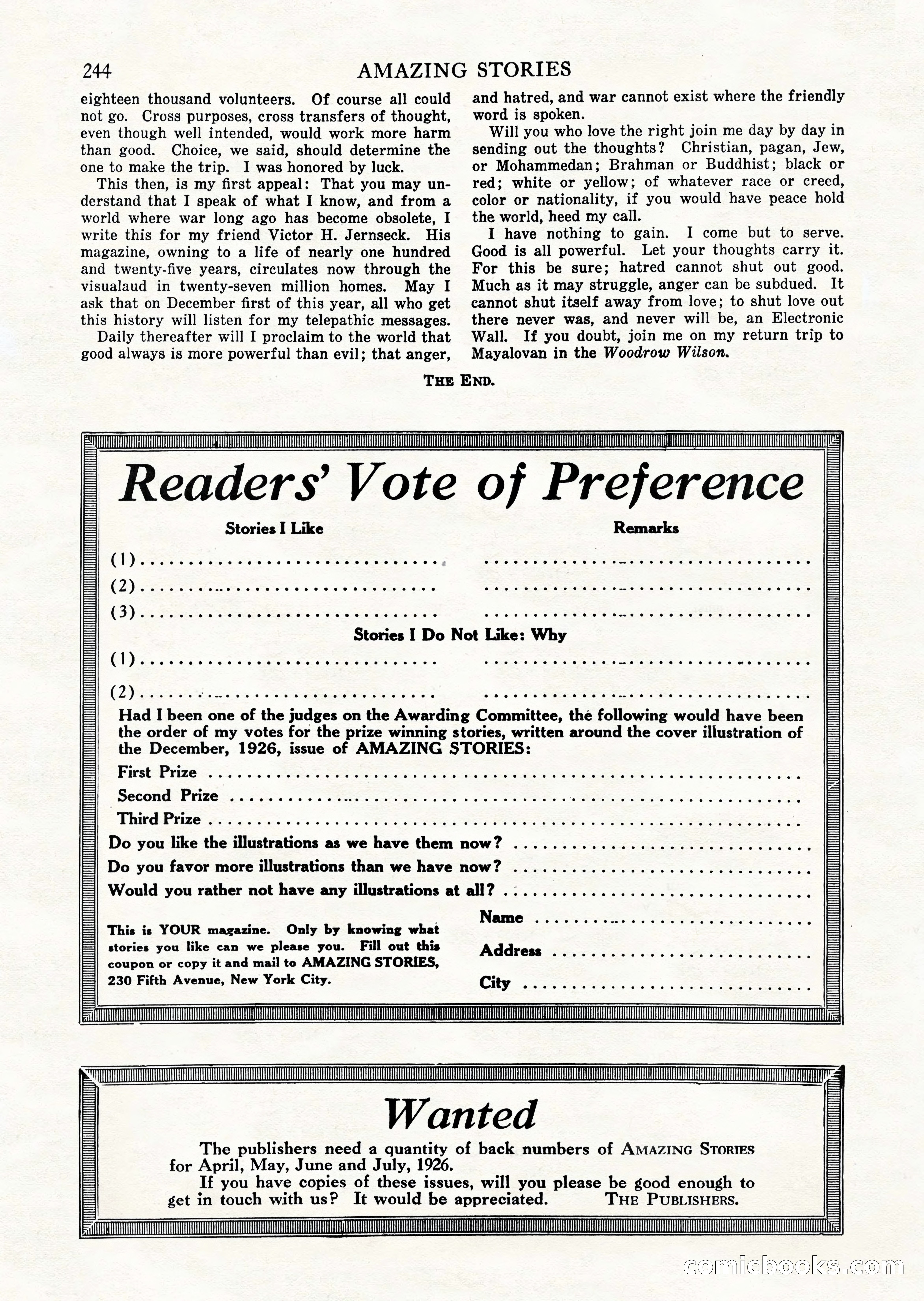 Amazing Stories, Vol. 2 No. 3 — page 38 of 108