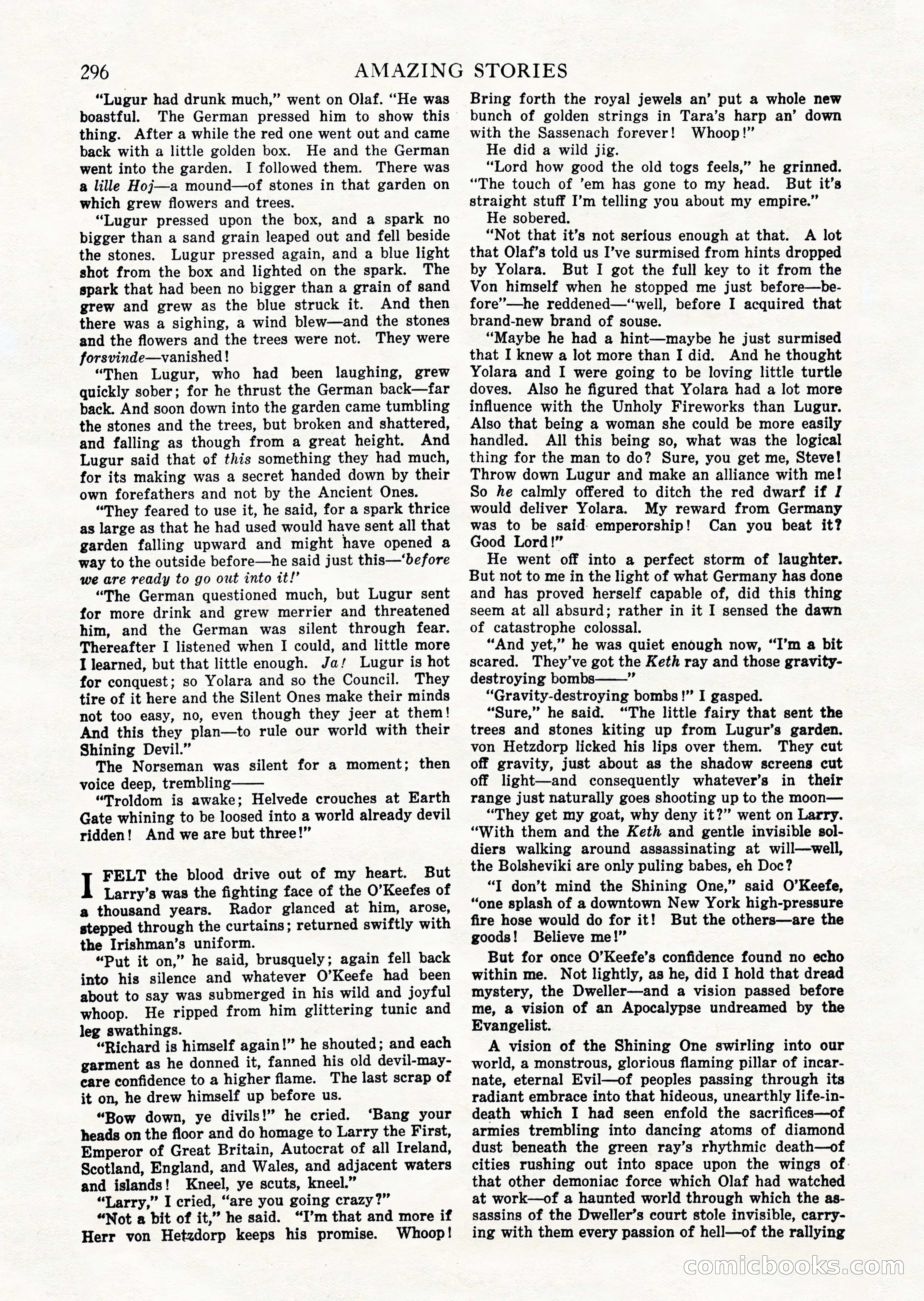 Amazing Stories, Vol. 2 No. 3 — page 90 of 108