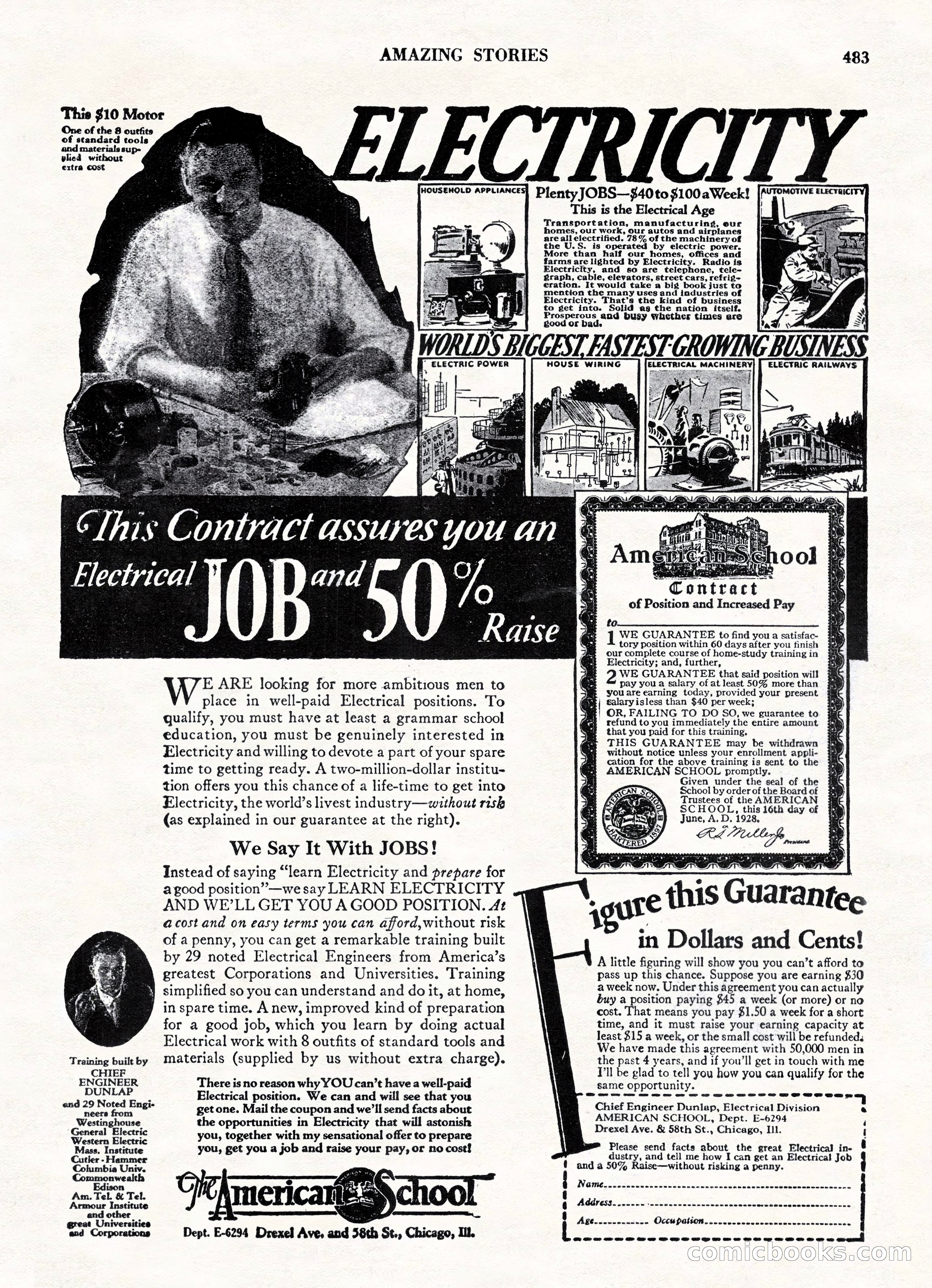 Amazing Stories, Vol. 3 No. 6 — page 5 of 100