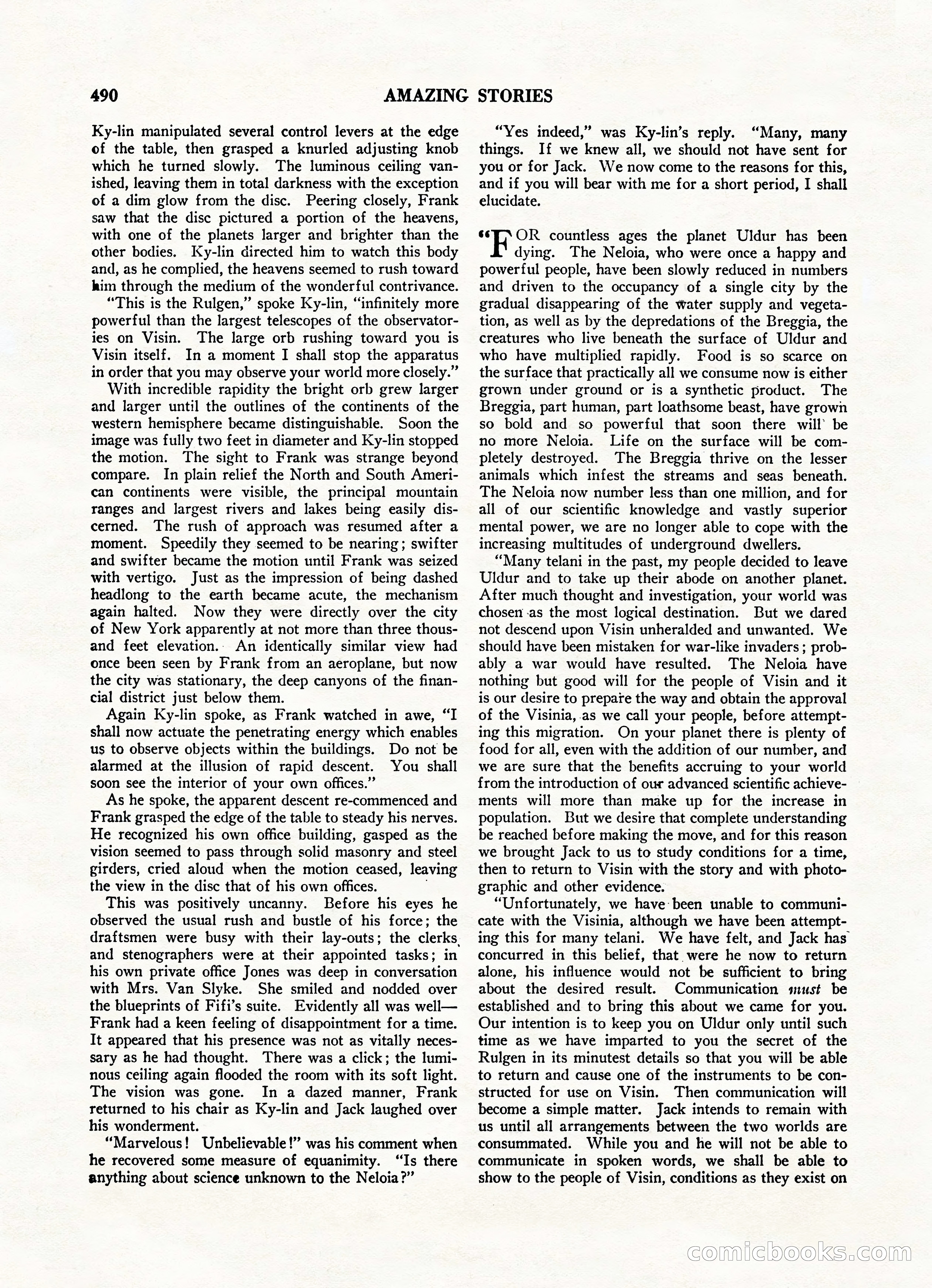 Amazing Stories, Vol. 3 No. 6 — page 12 of 100