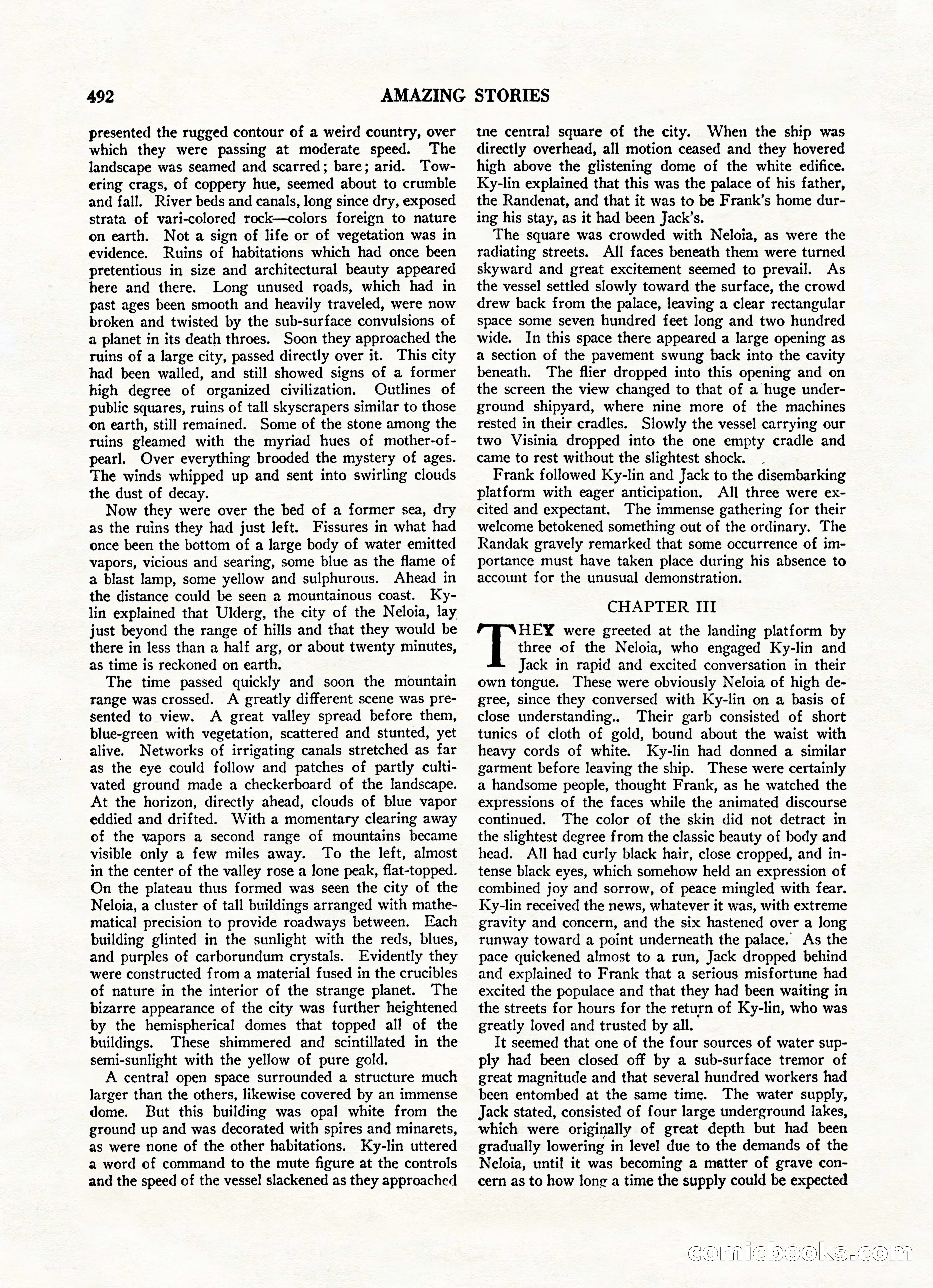Amazing Stories, Vol. 3 No. 6 — page 14 of 100