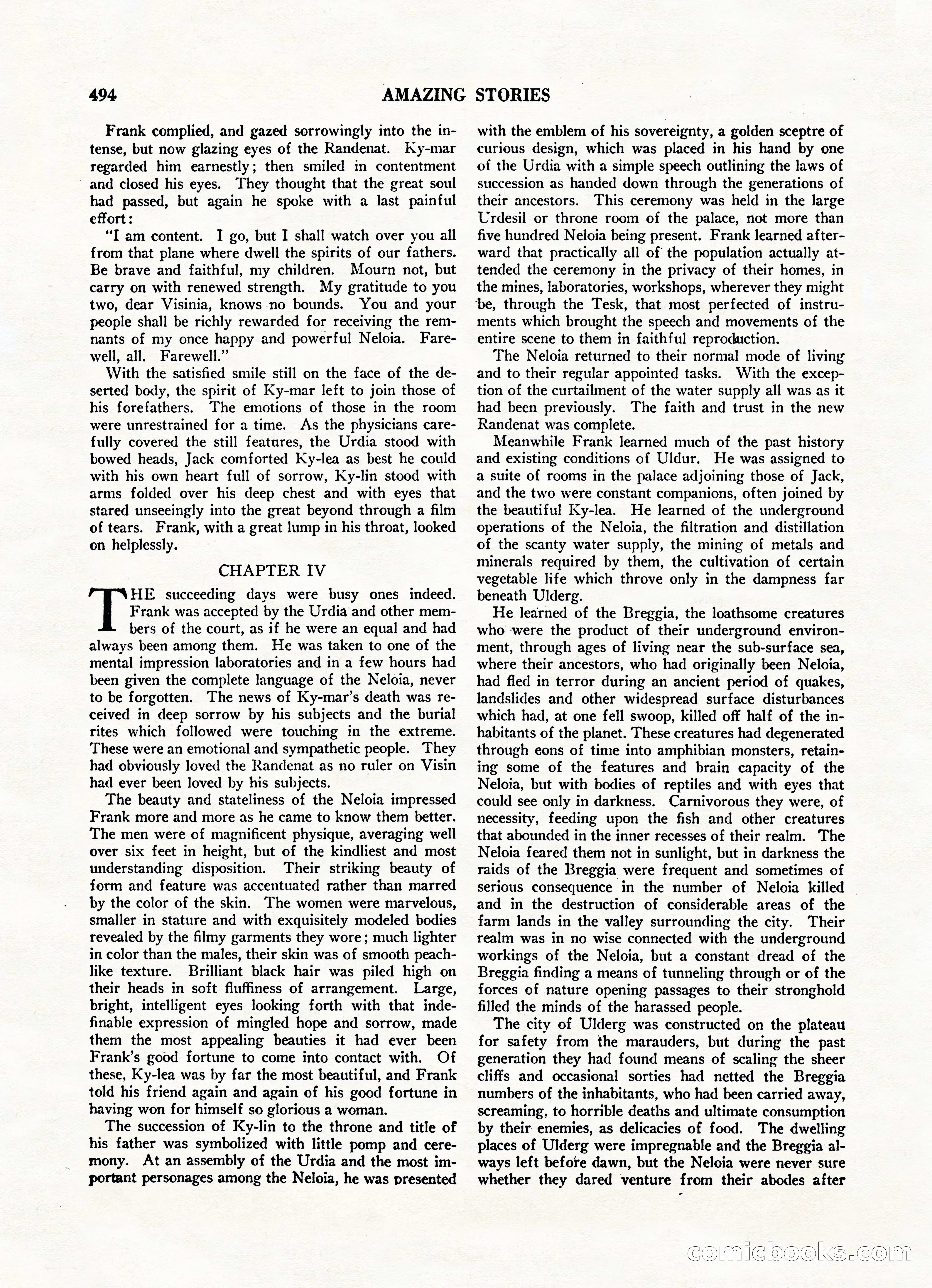 Amazing Stories, Vol. 3 No. 6 — page 16 of 100