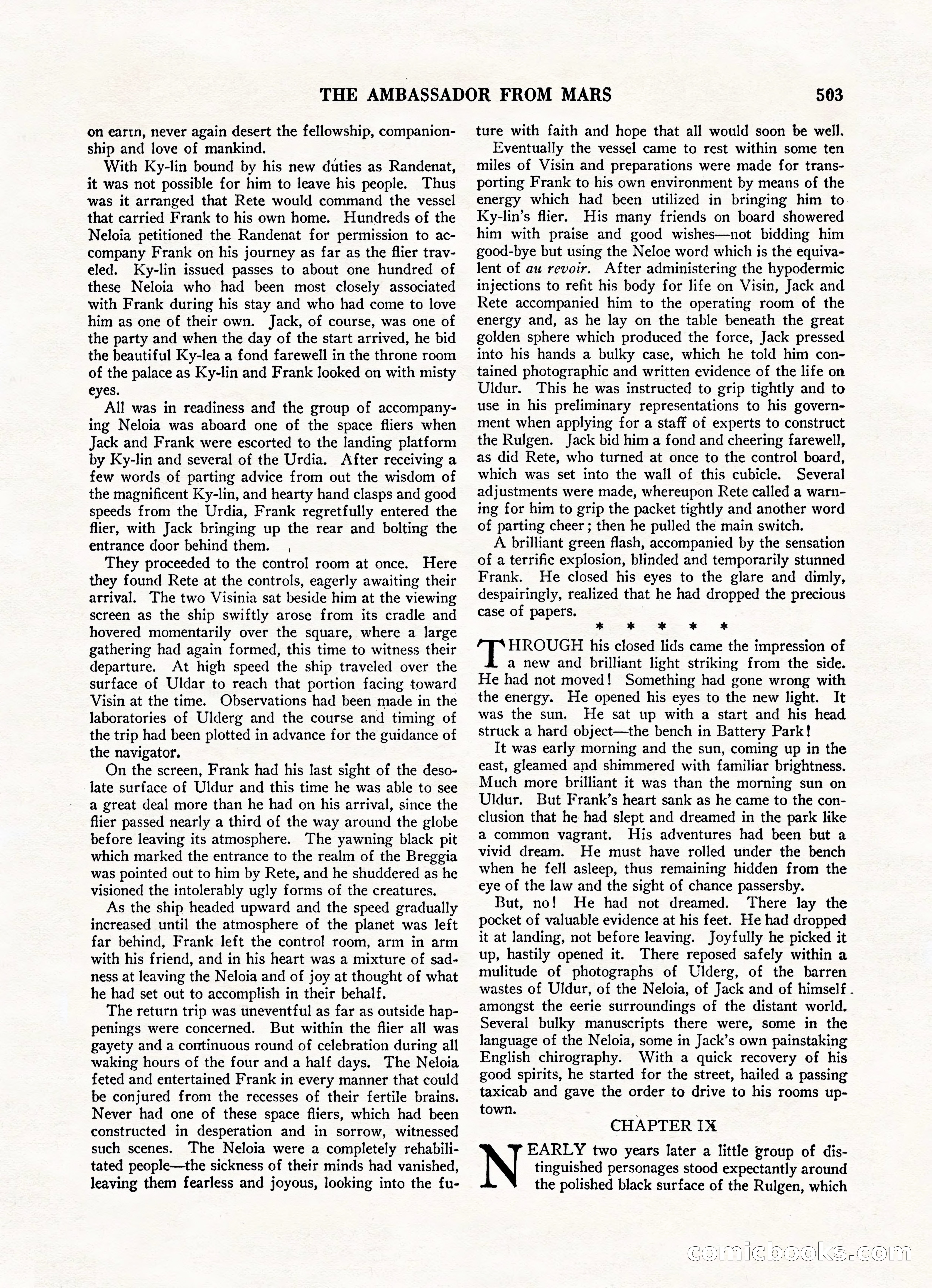 Amazing Stories, Vol. 3 No. 6 — page 25 of 100
