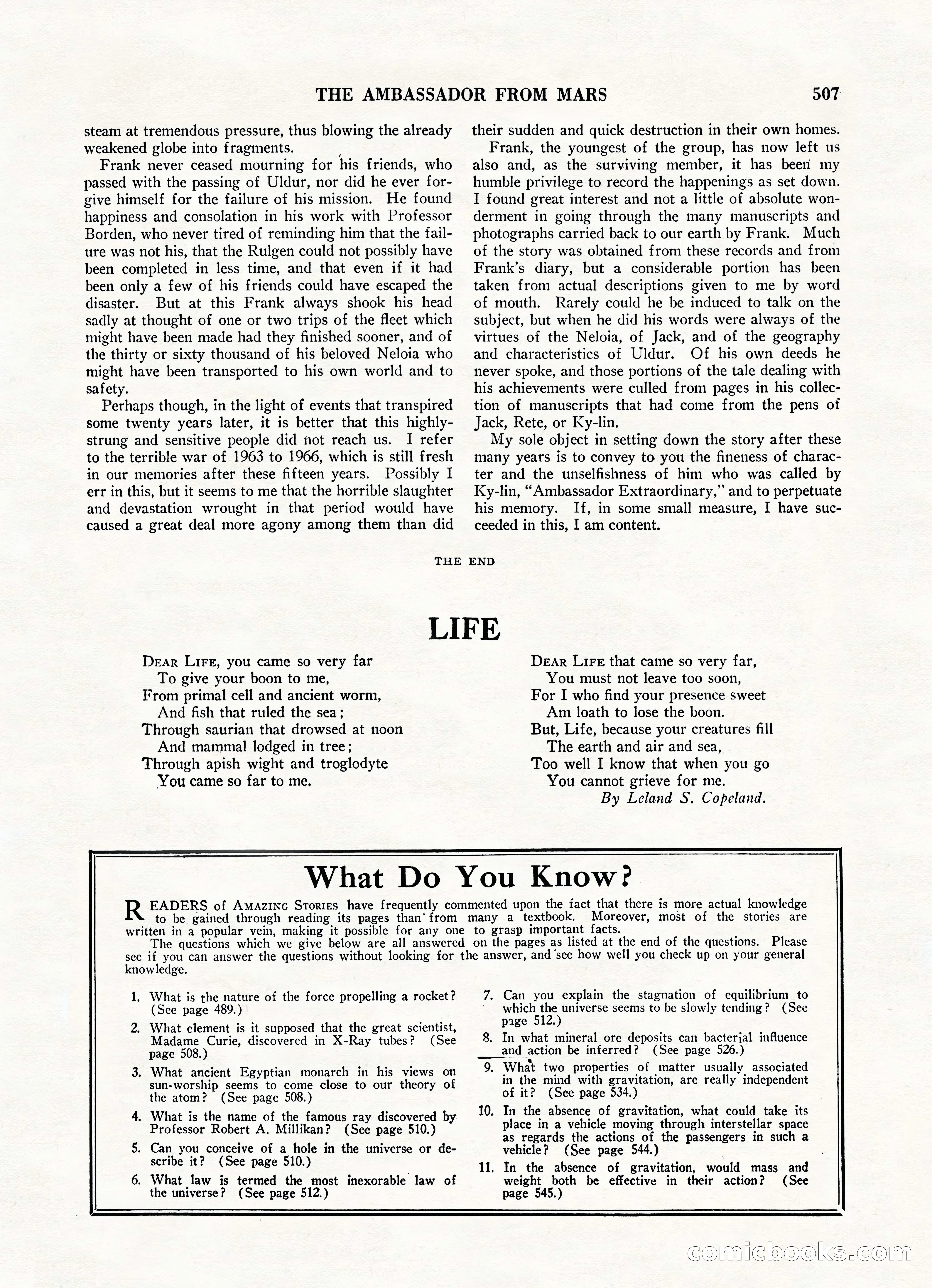 Amazing Stories, Vol. 3 No. 6 — page 29 of 100