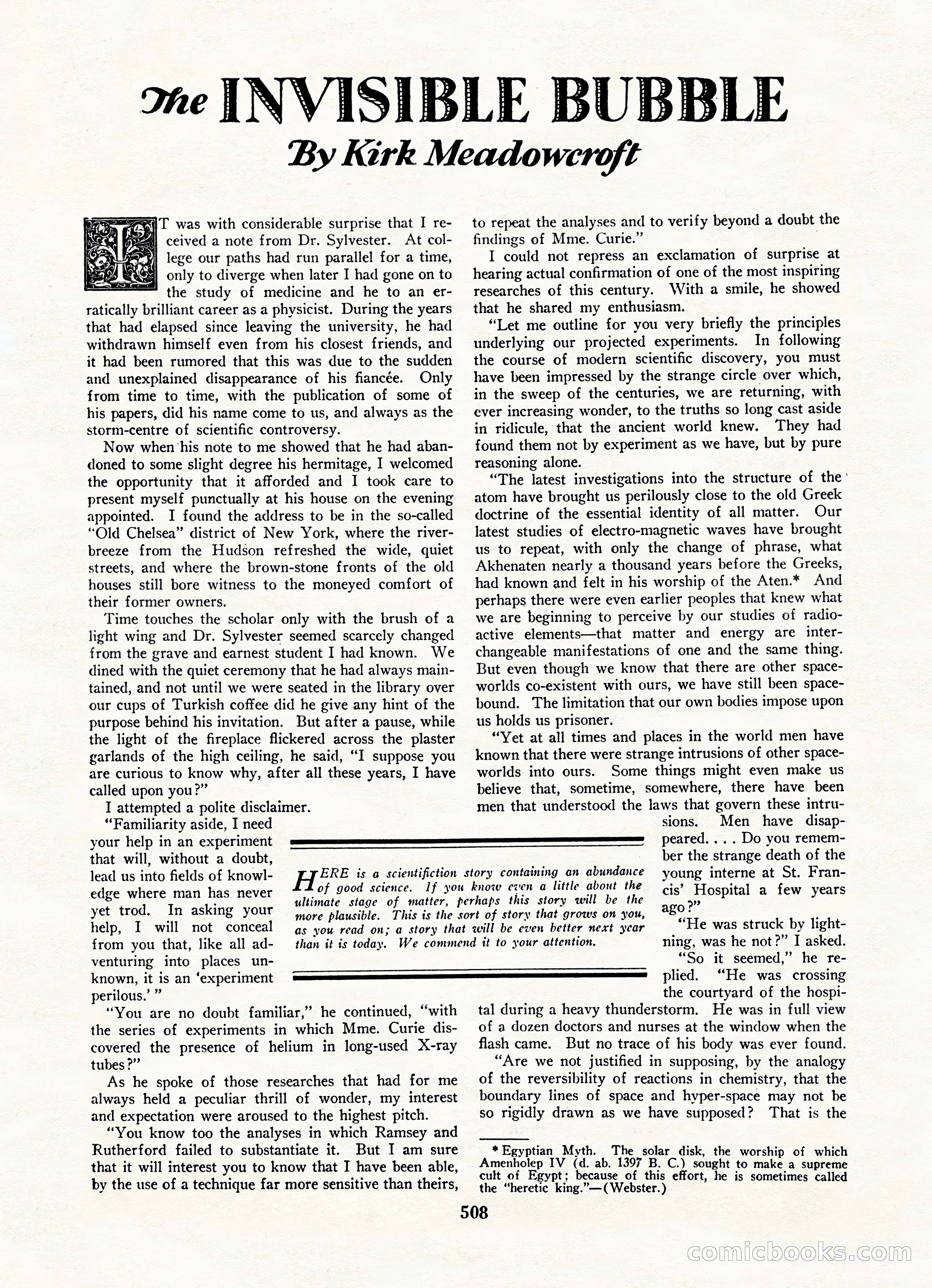 Amazing Stories, Vol. 3 No. 6 — page 30 of 100