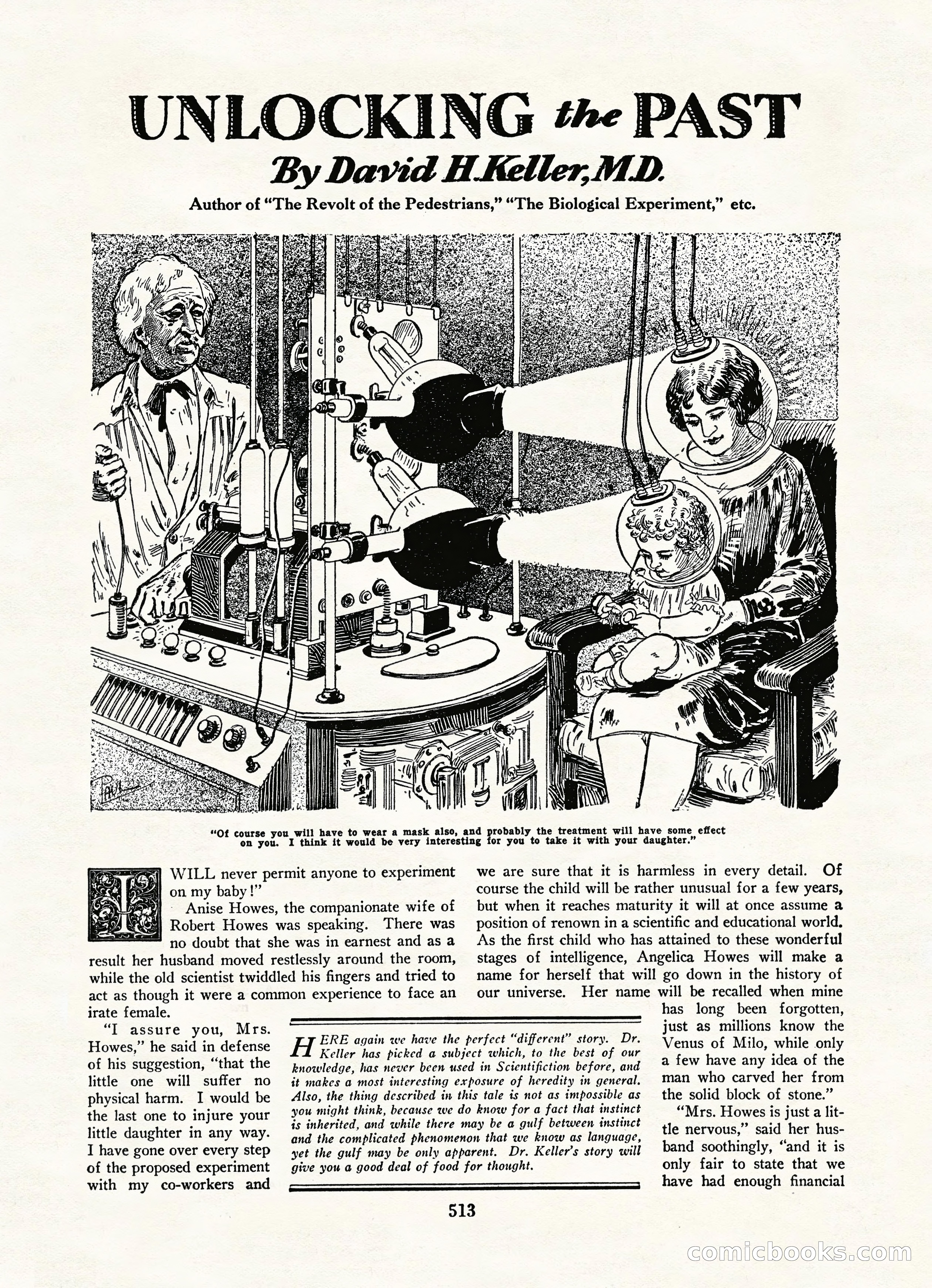 Amazing Stories, Vol. 3 No. 6 — page 35 of 100