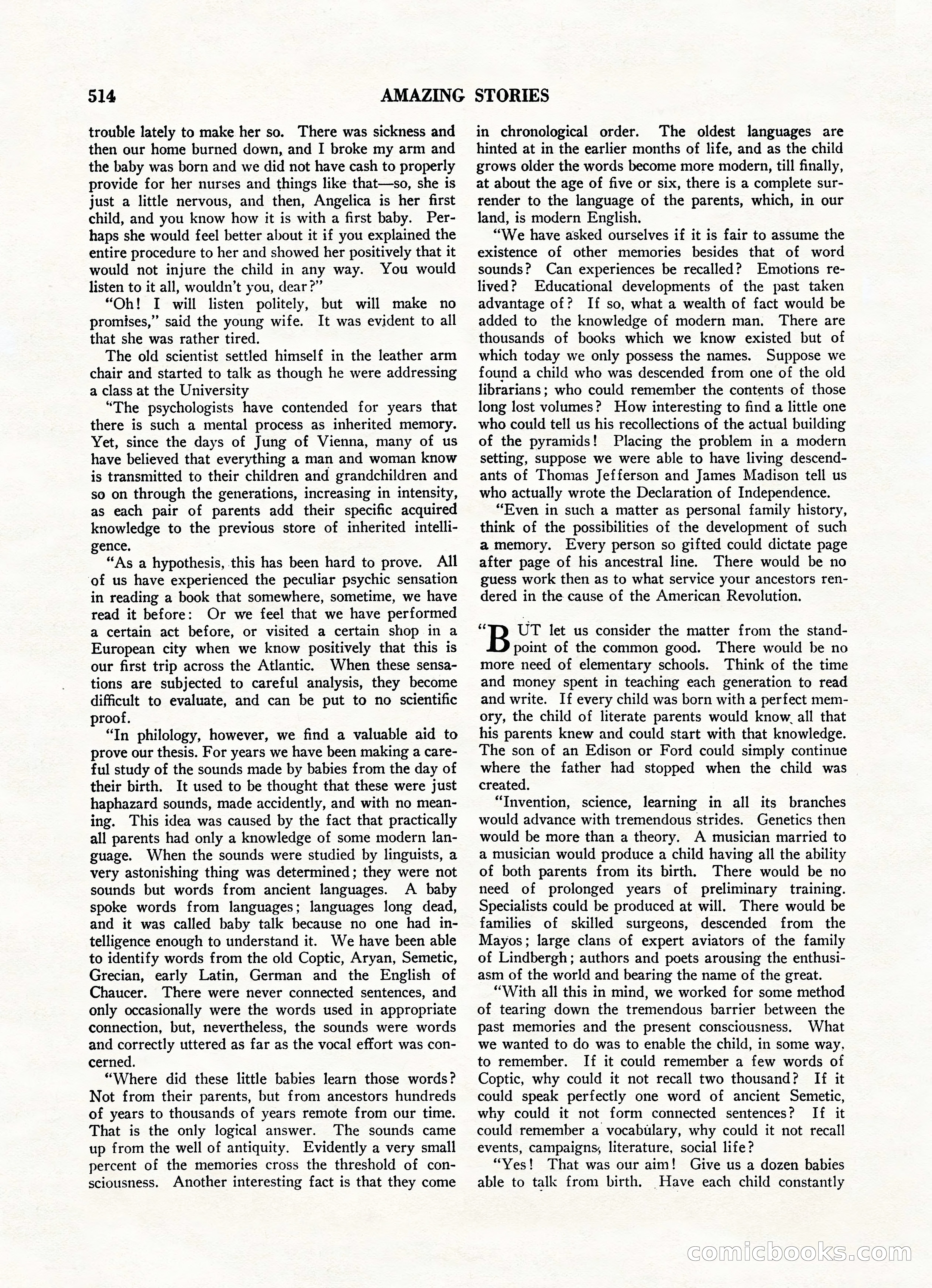 Amazing Stories, Vol. 3 No. 6 — page 36 of 100