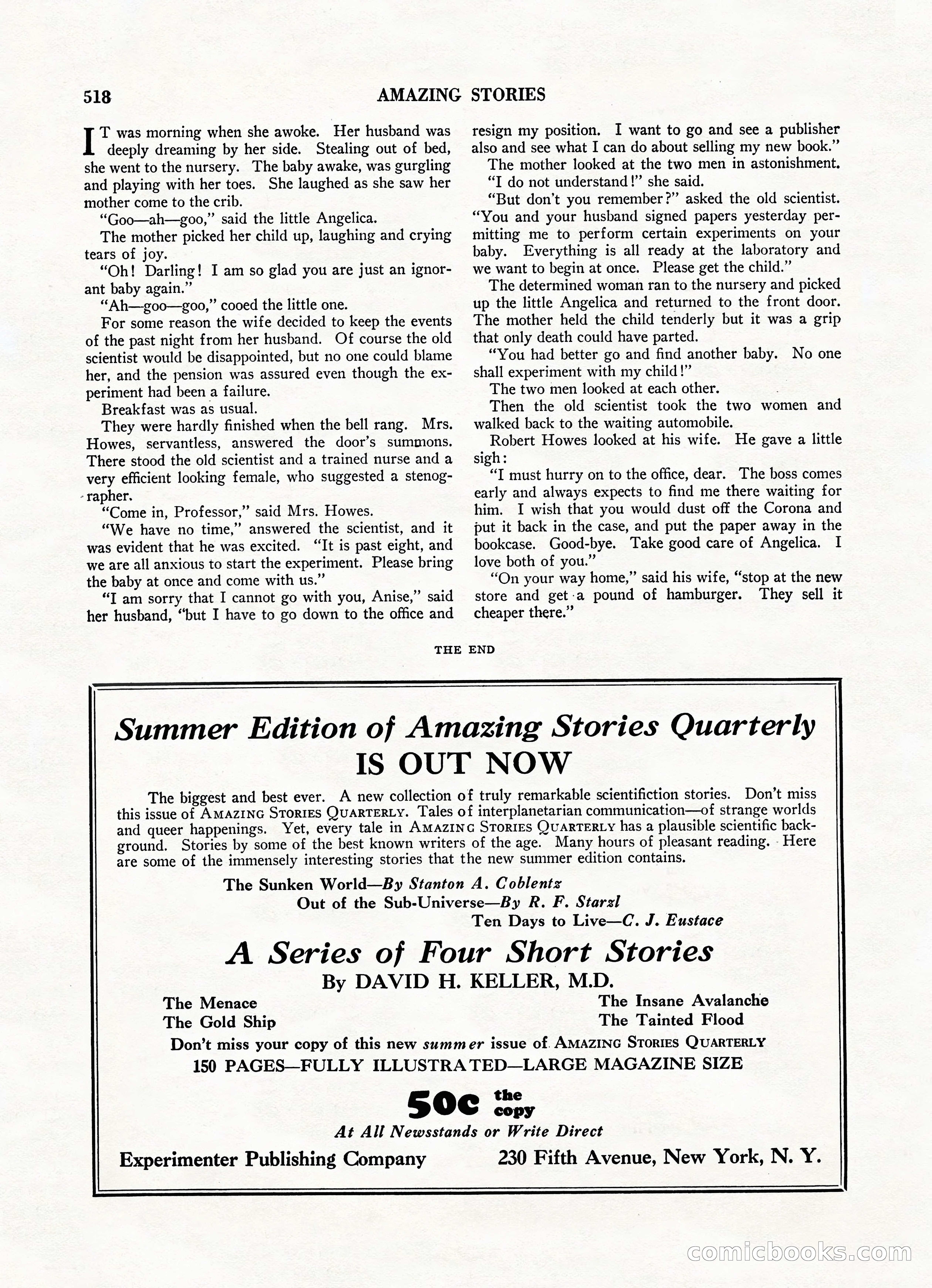Amazing Stories, Vol. 3 No. 6 — page 40 of 100
