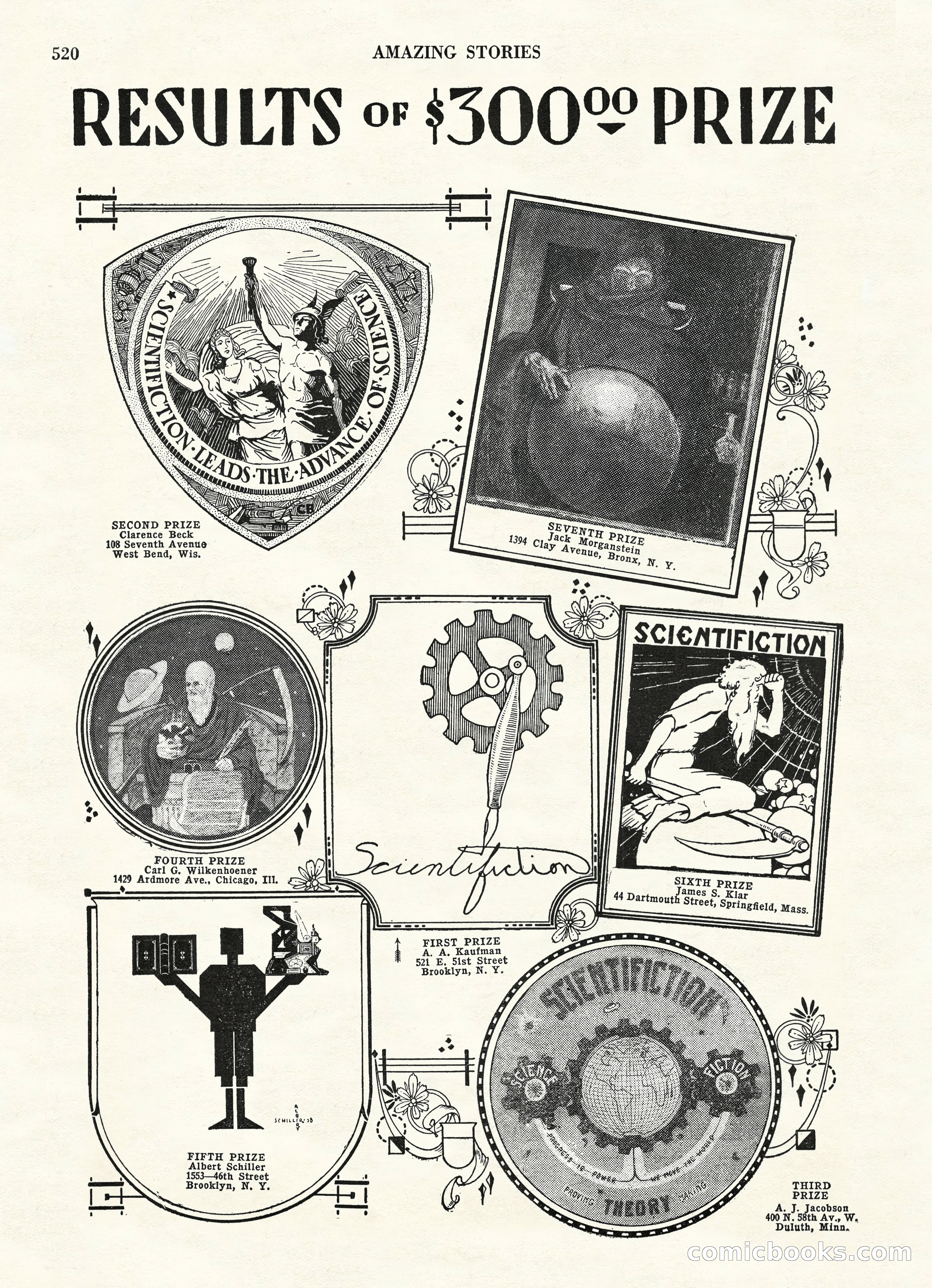 Amazing Stories, Vol. 3 No. 6 — page 42 of 100