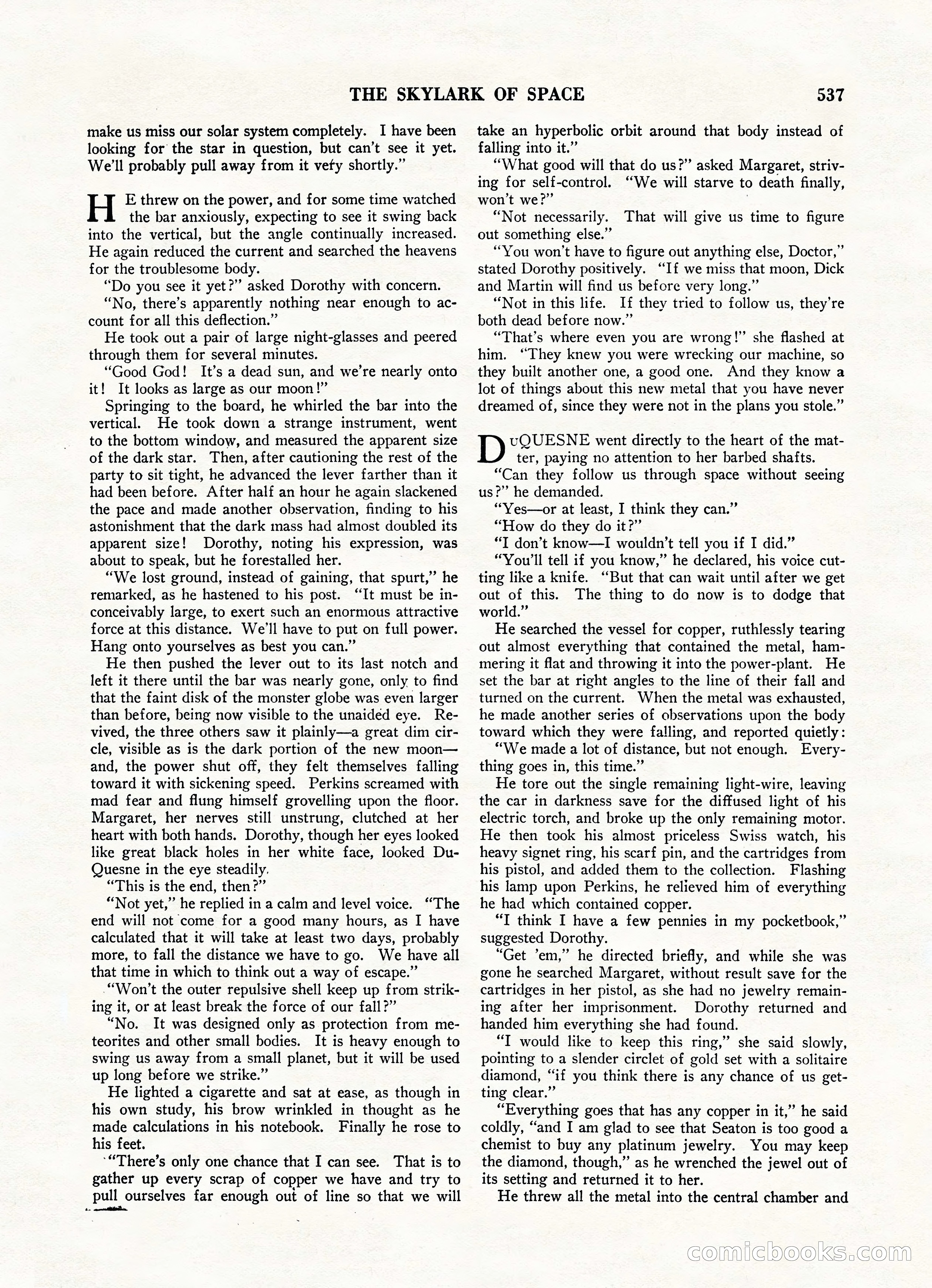 Amazing Stories, Vol. 3 No. 6 — page 59 of 100