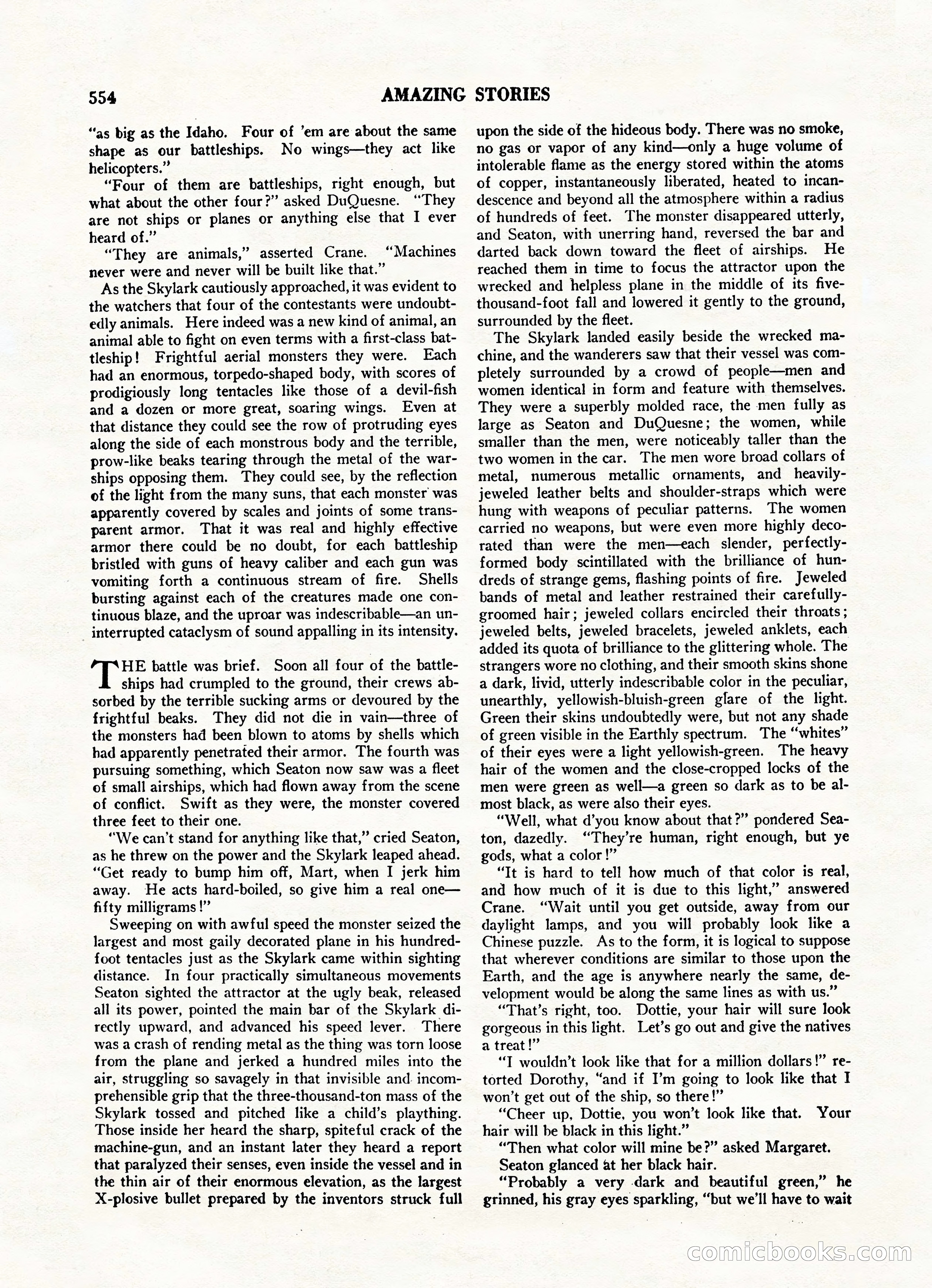 Amazing Stories, Vol. 3 No. 6 — page 76 of 100
