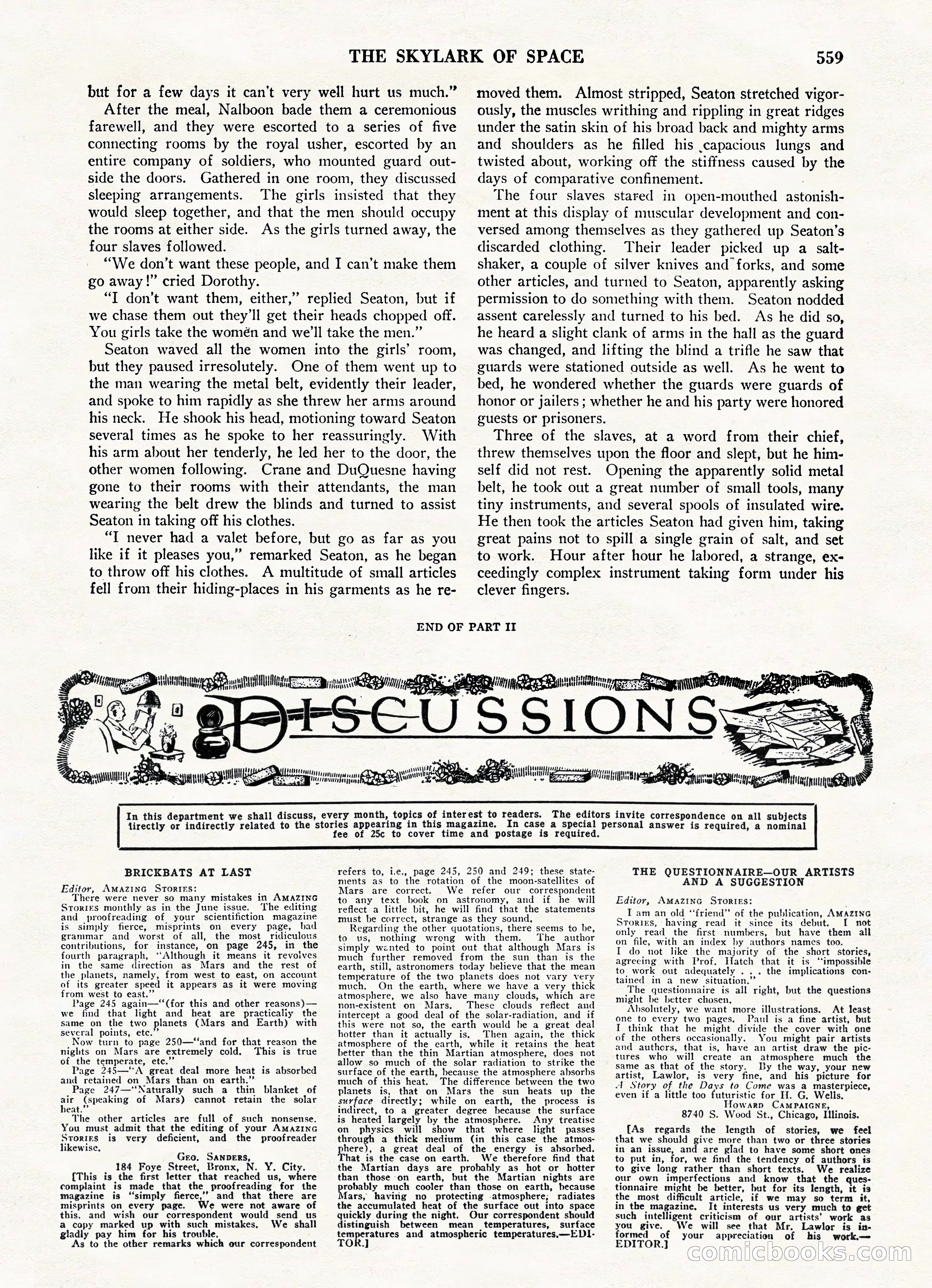 Amazing Stories, Vol. 3 No. 6 — page 81 of 100