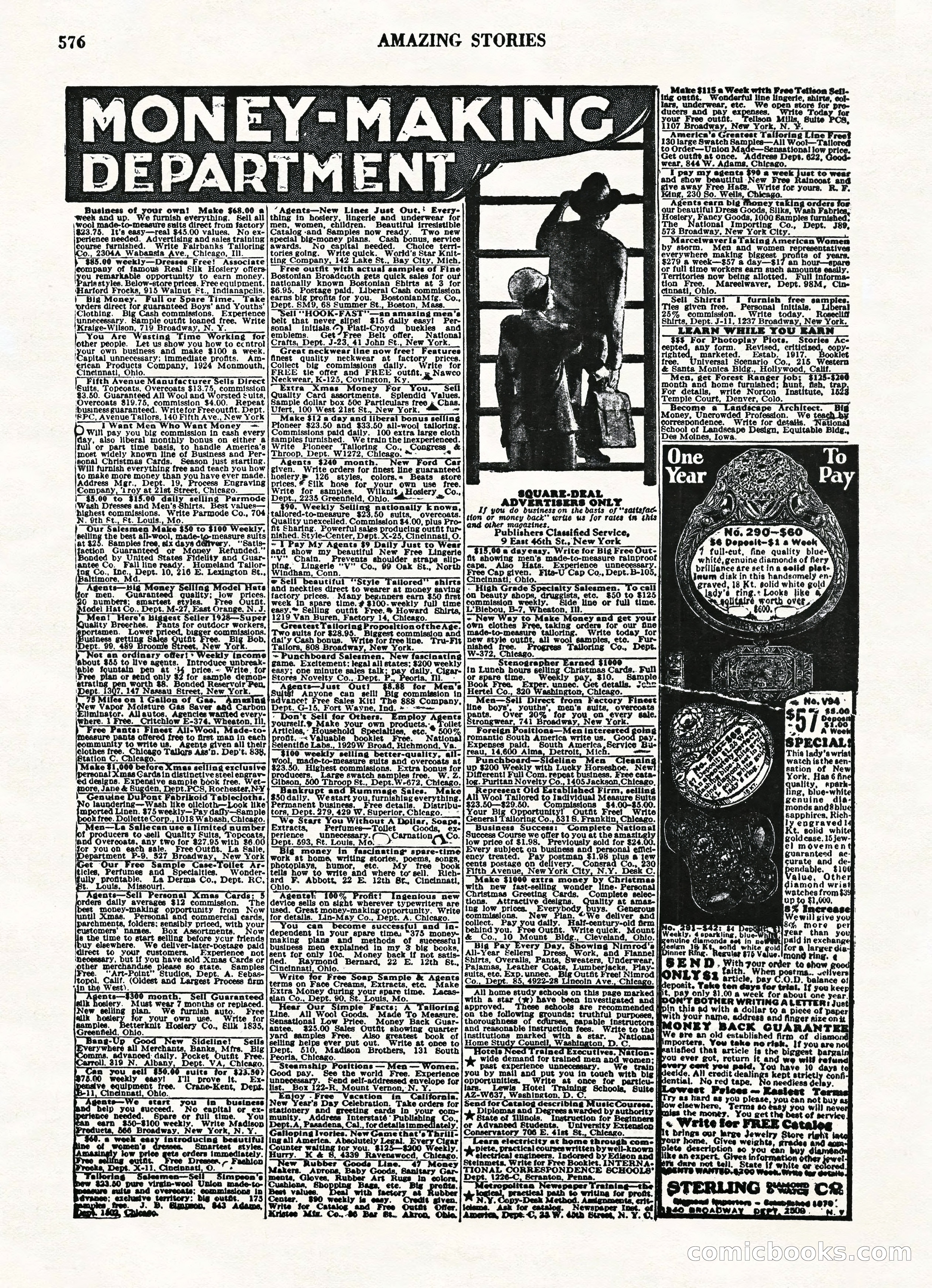 Amazing Stories, Vol. 3 No. 6 — page 98 of 100