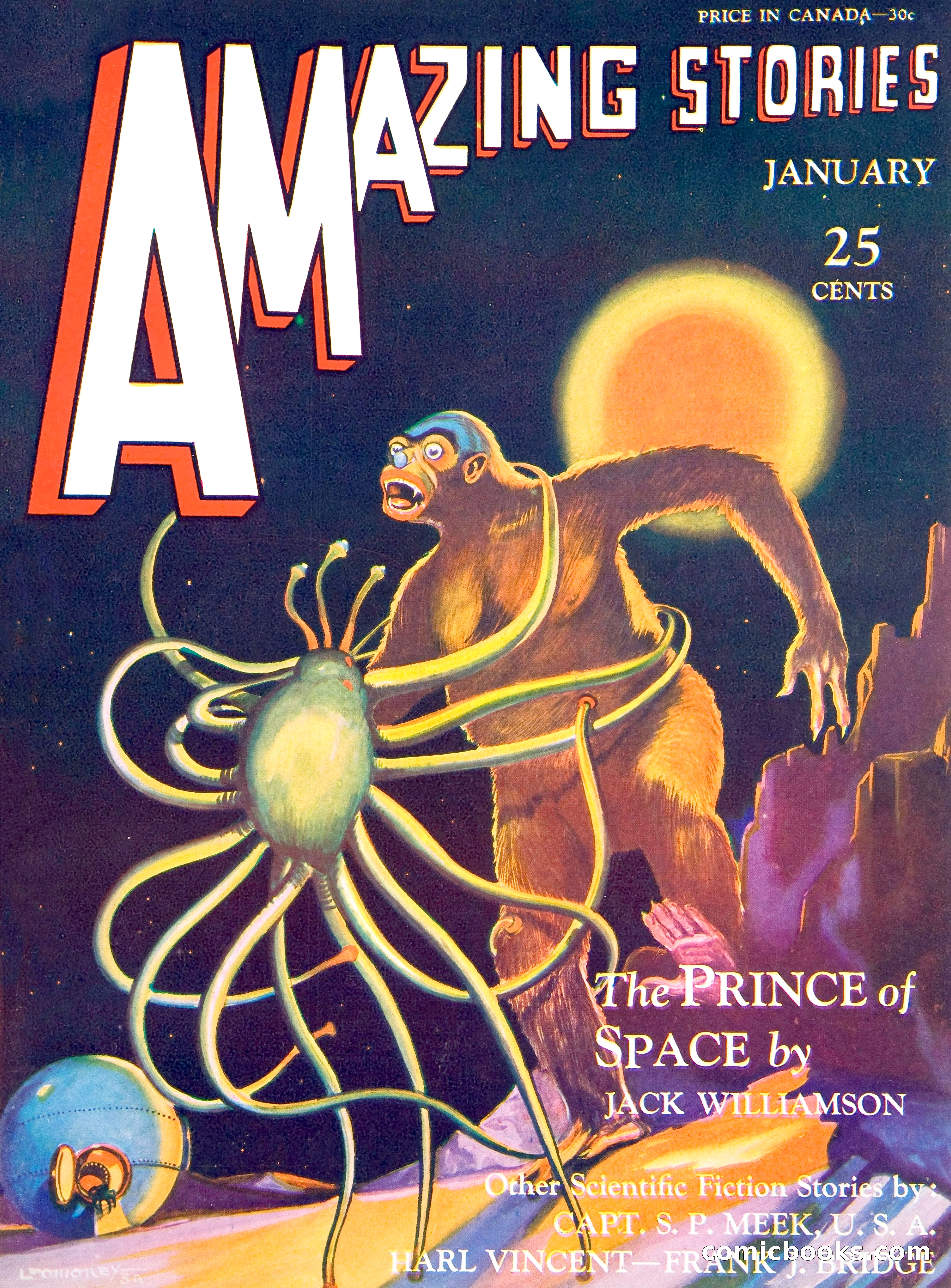 Amazing Stories, January 1931 — page 1 of 100