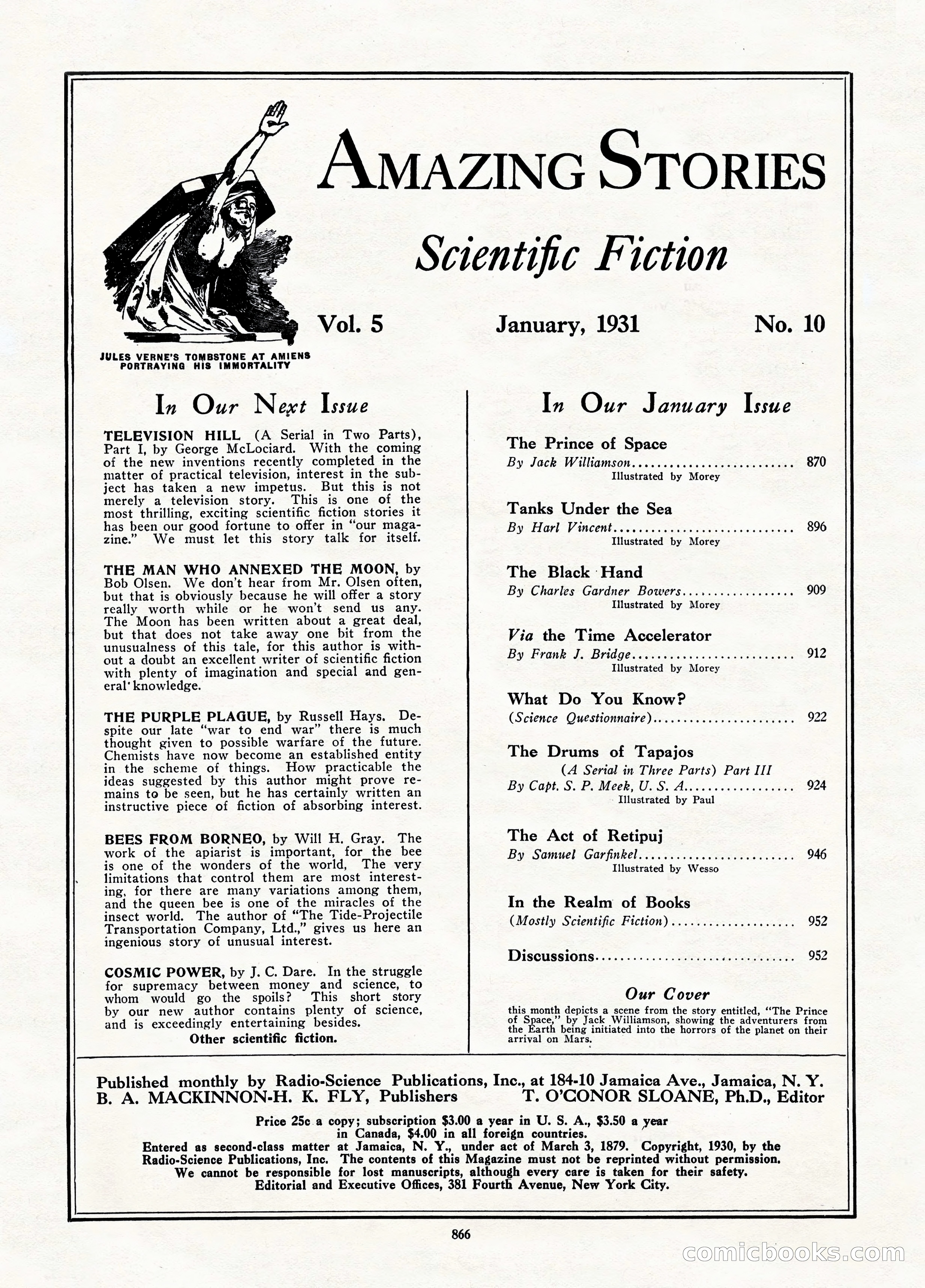 Amazing Stories, January 1931 — page 4 of 100