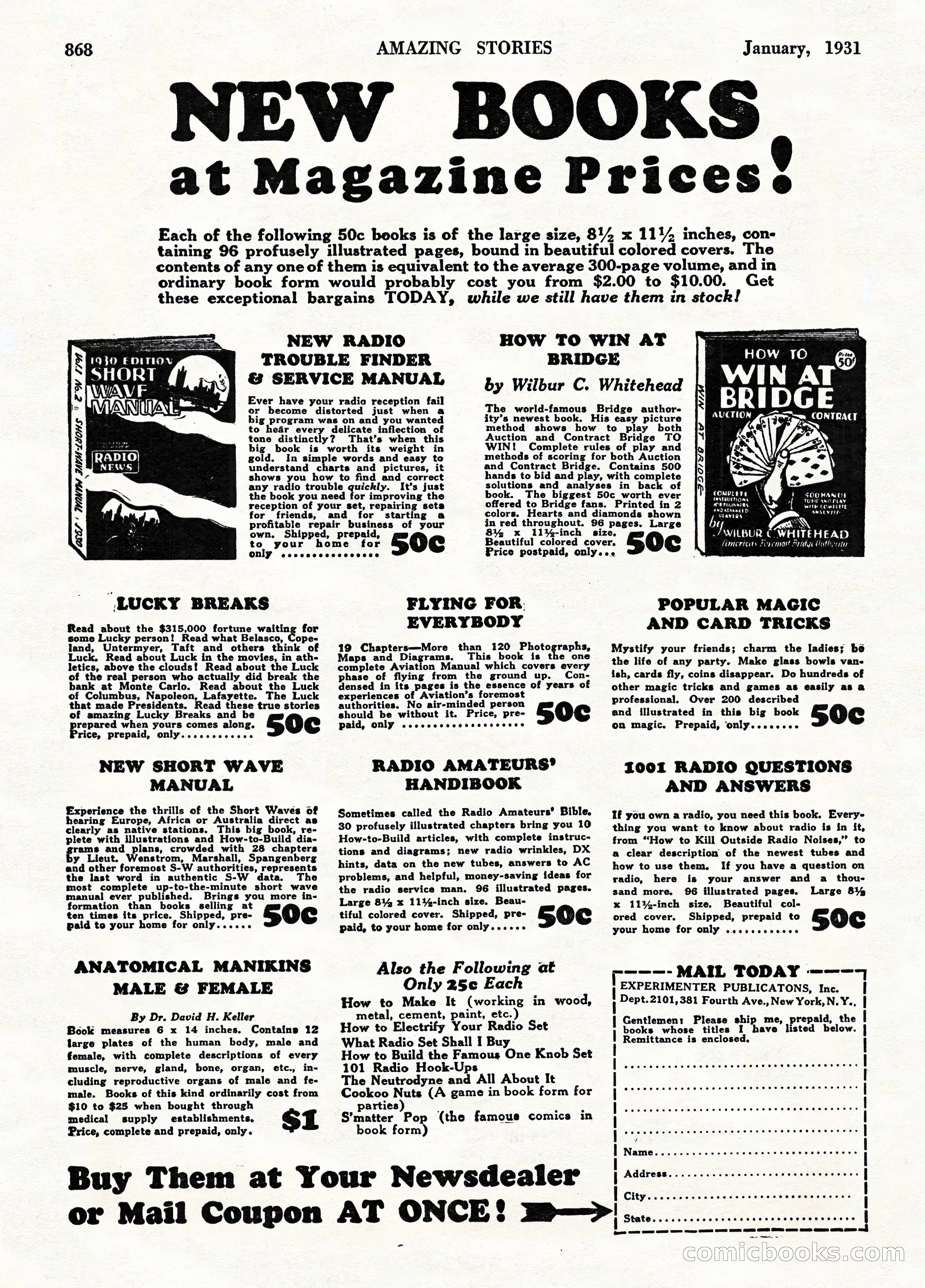 Amazing Stories, January 1931 — page 6 of 100