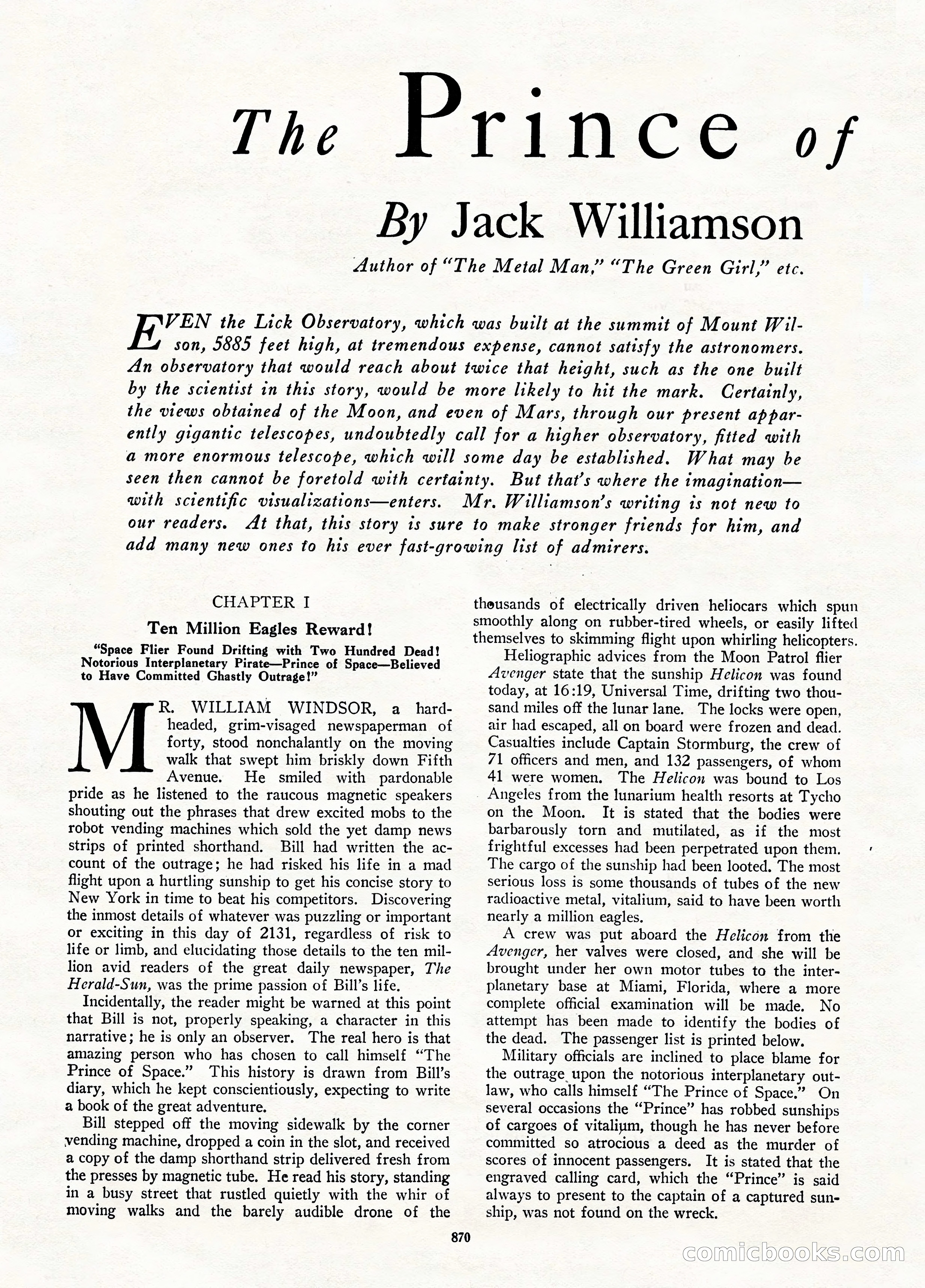 Amazing Stories, January 1931 — page 8 of 100