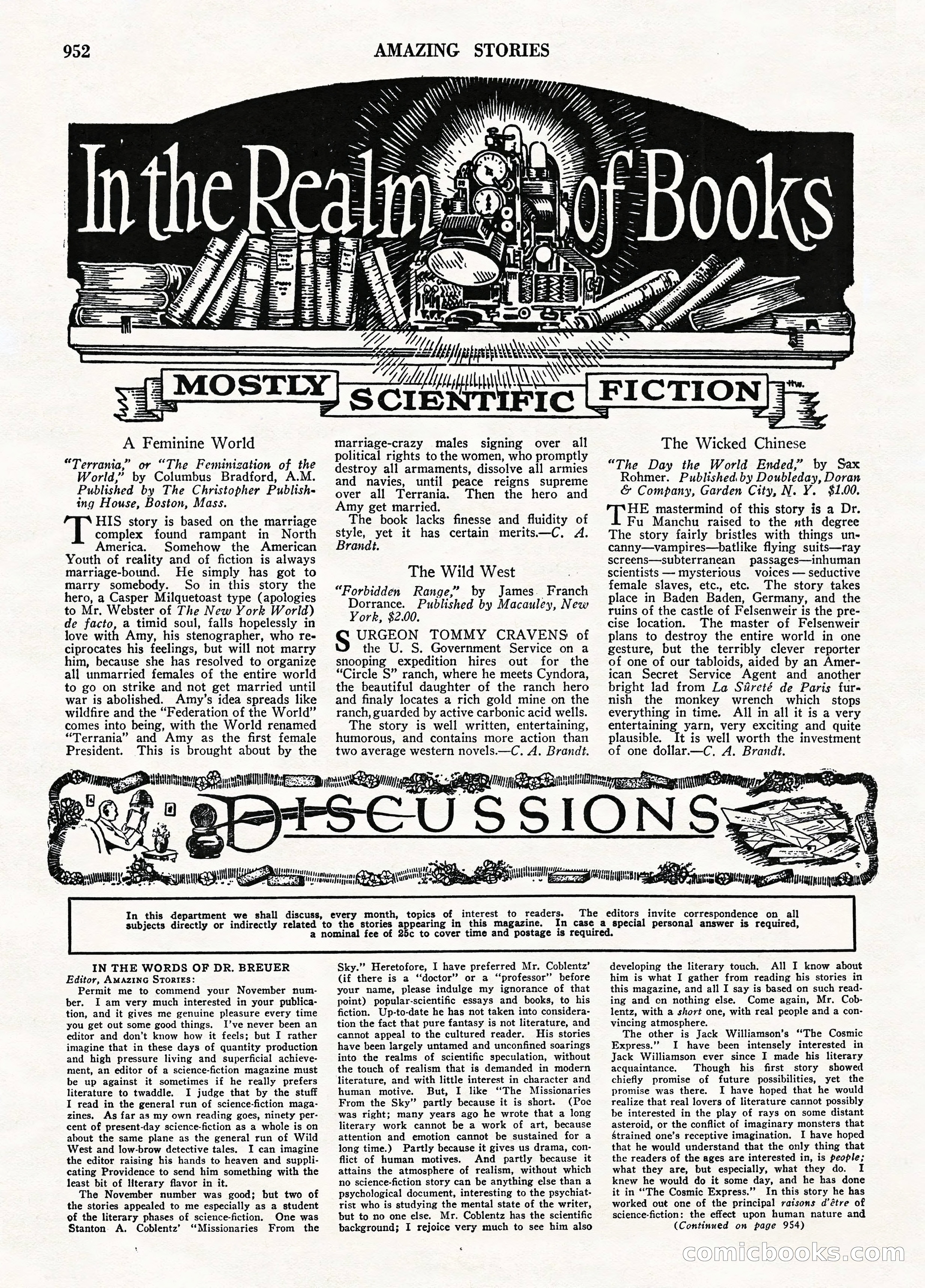 Amazing Stories, January 1931 — page 90 of 100