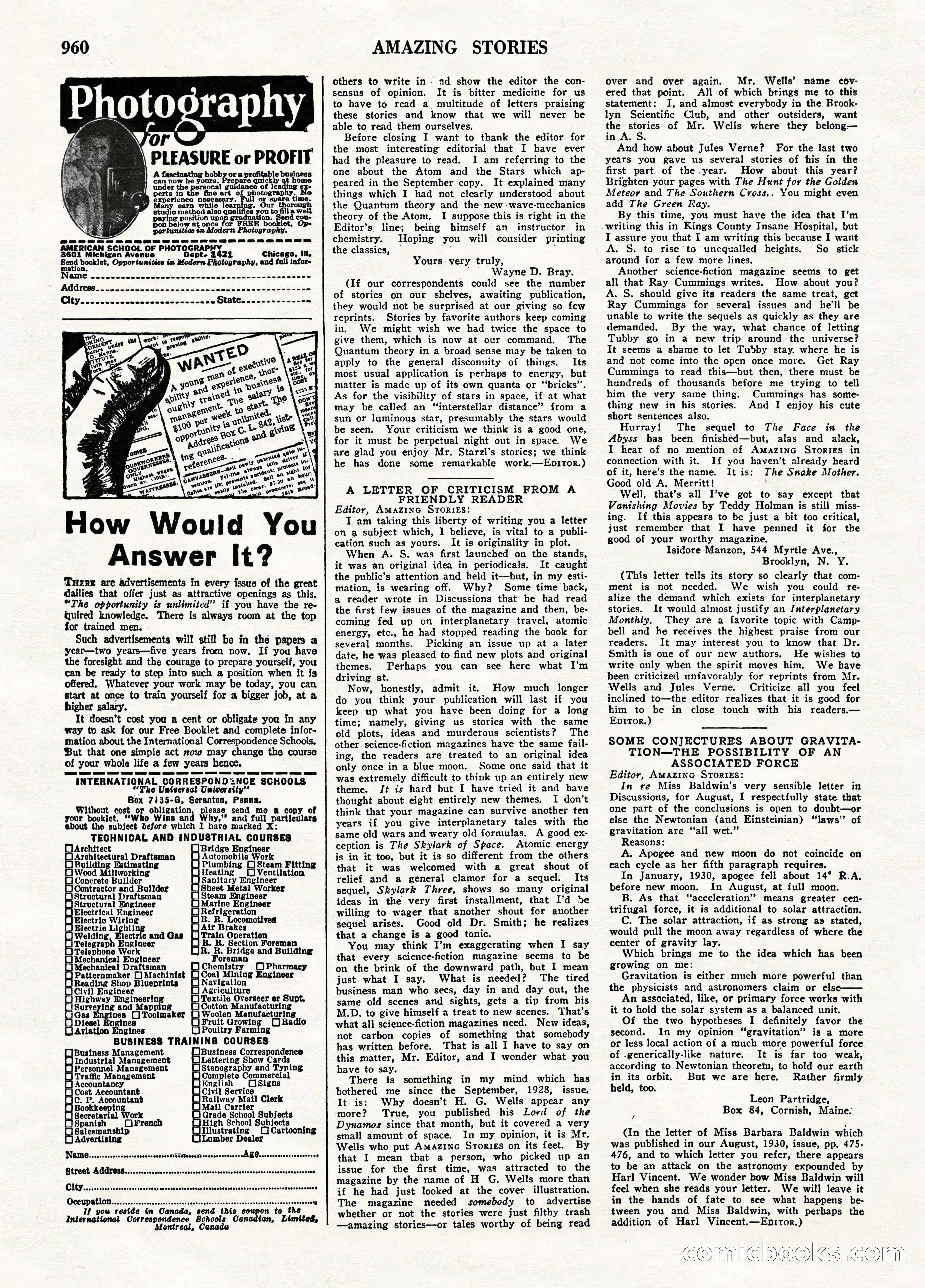 Amazing Stories, January 1931 — page 98 of 100