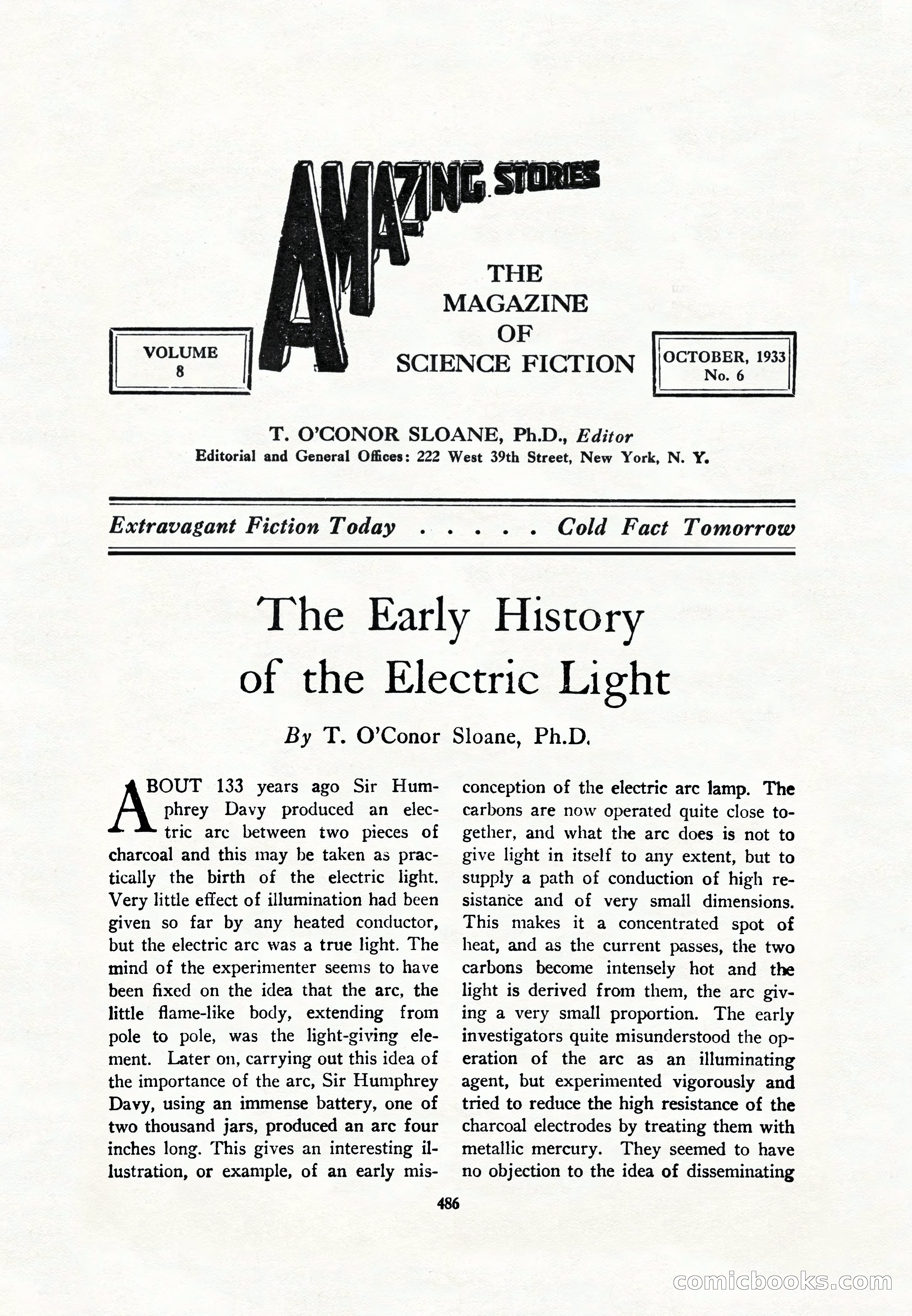Amazing Stories, Vol. 8, No. 6 — page 8 of 148