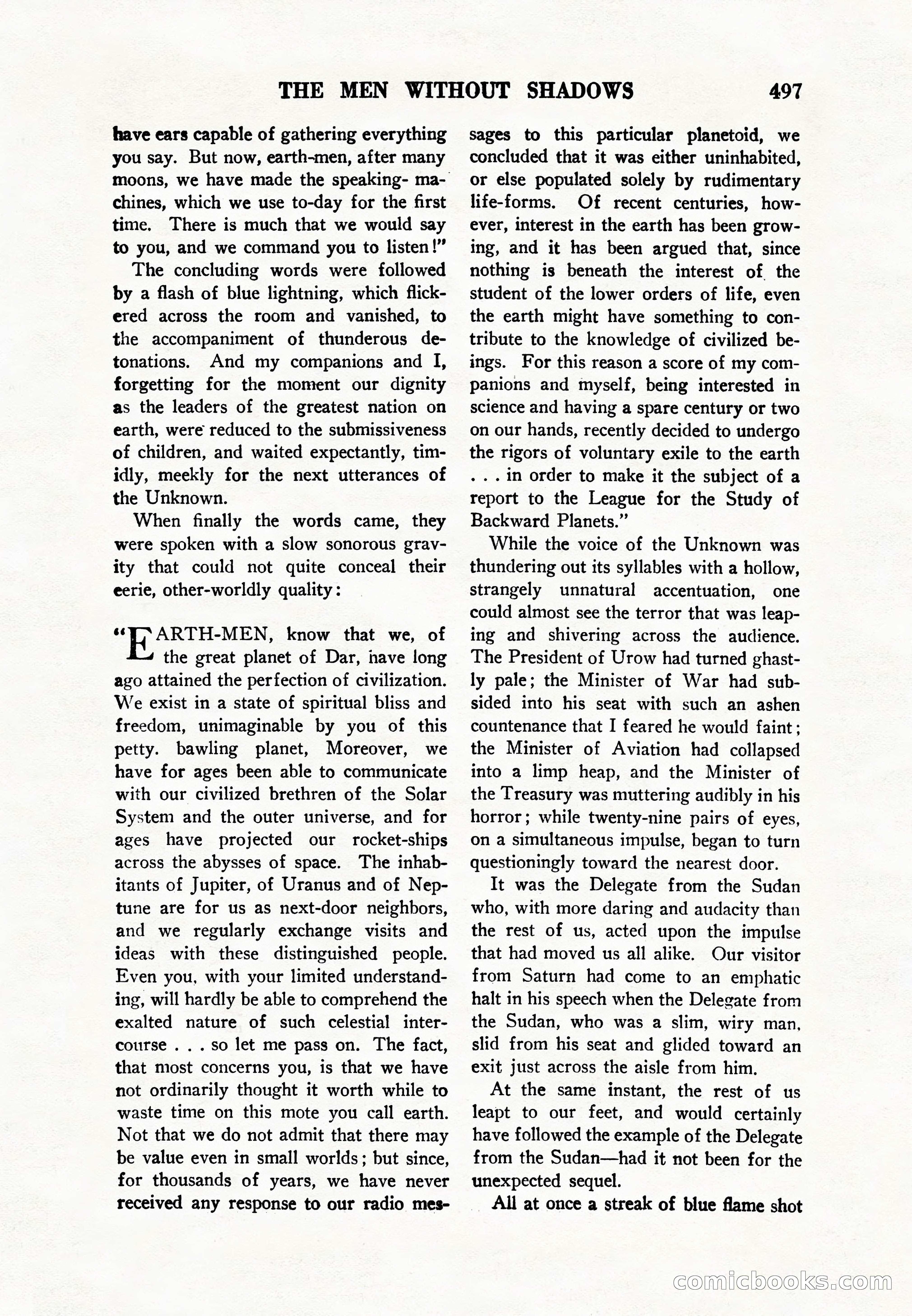 Amazing Stories, Vol. 8, No. 6 — page 19 of 148