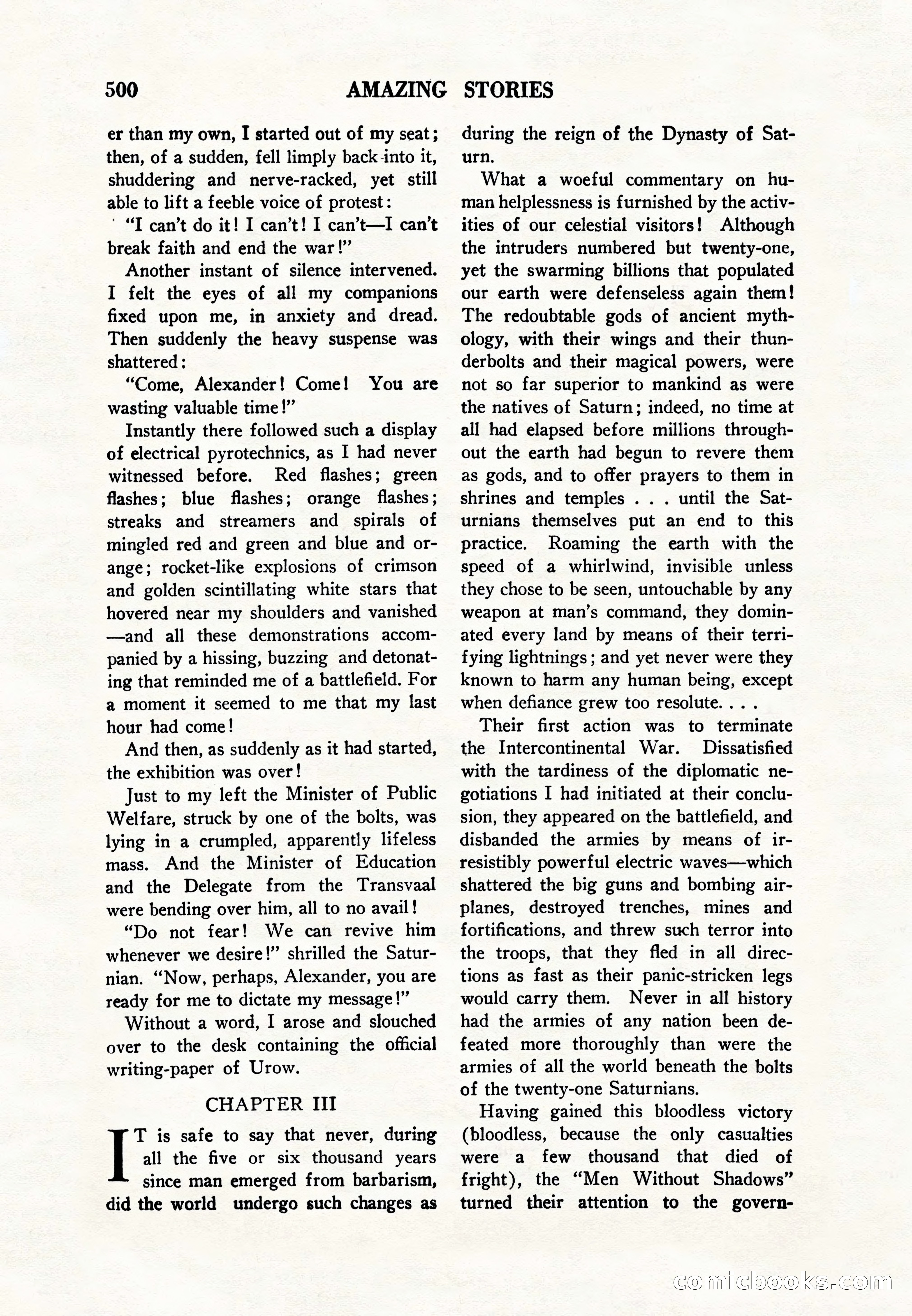 Amazing Stories, Vol. 8, No. 6 — page 22 of 148