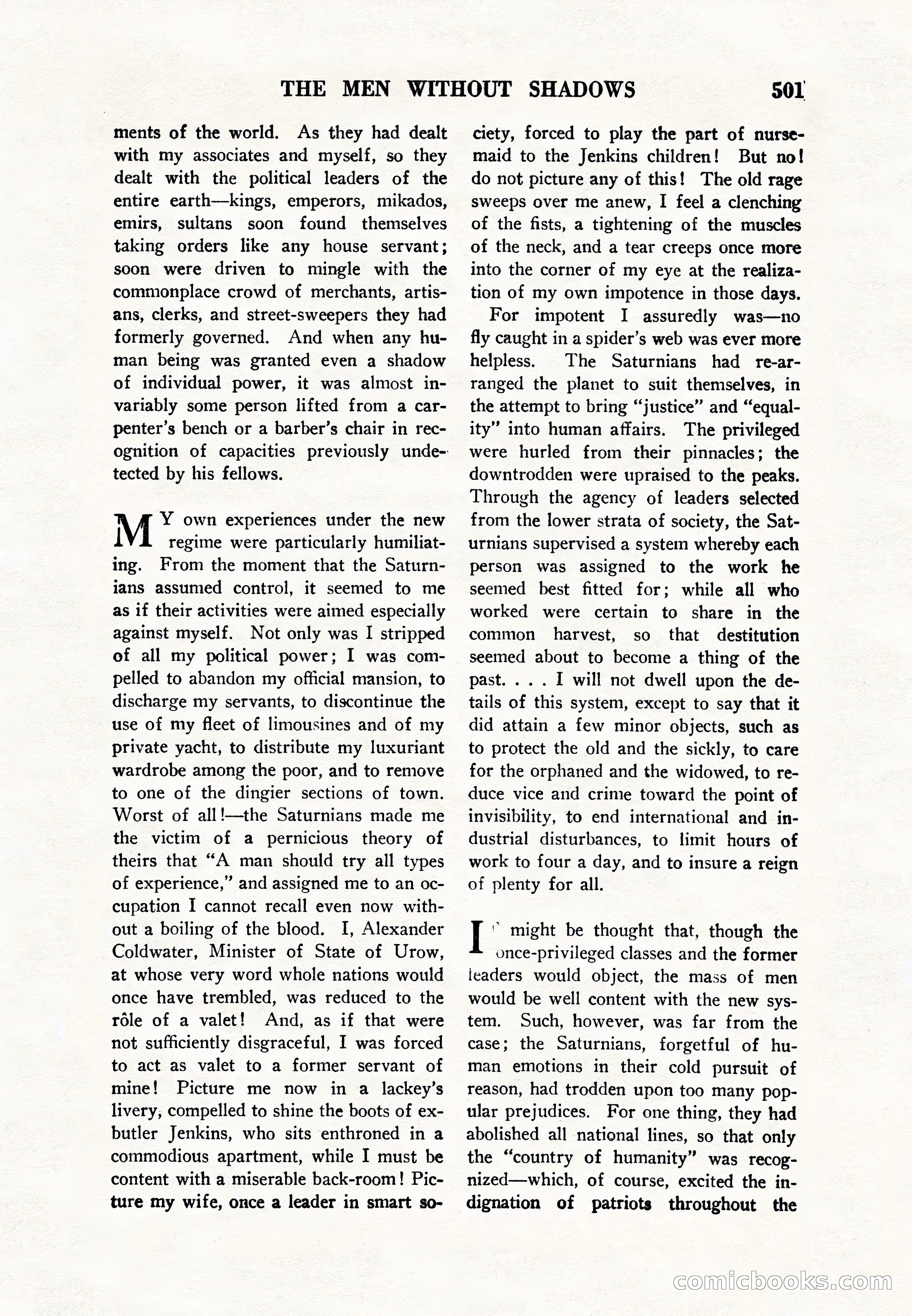 Amazing Stories, Vol. 8, No. 6 — page 23 of 148