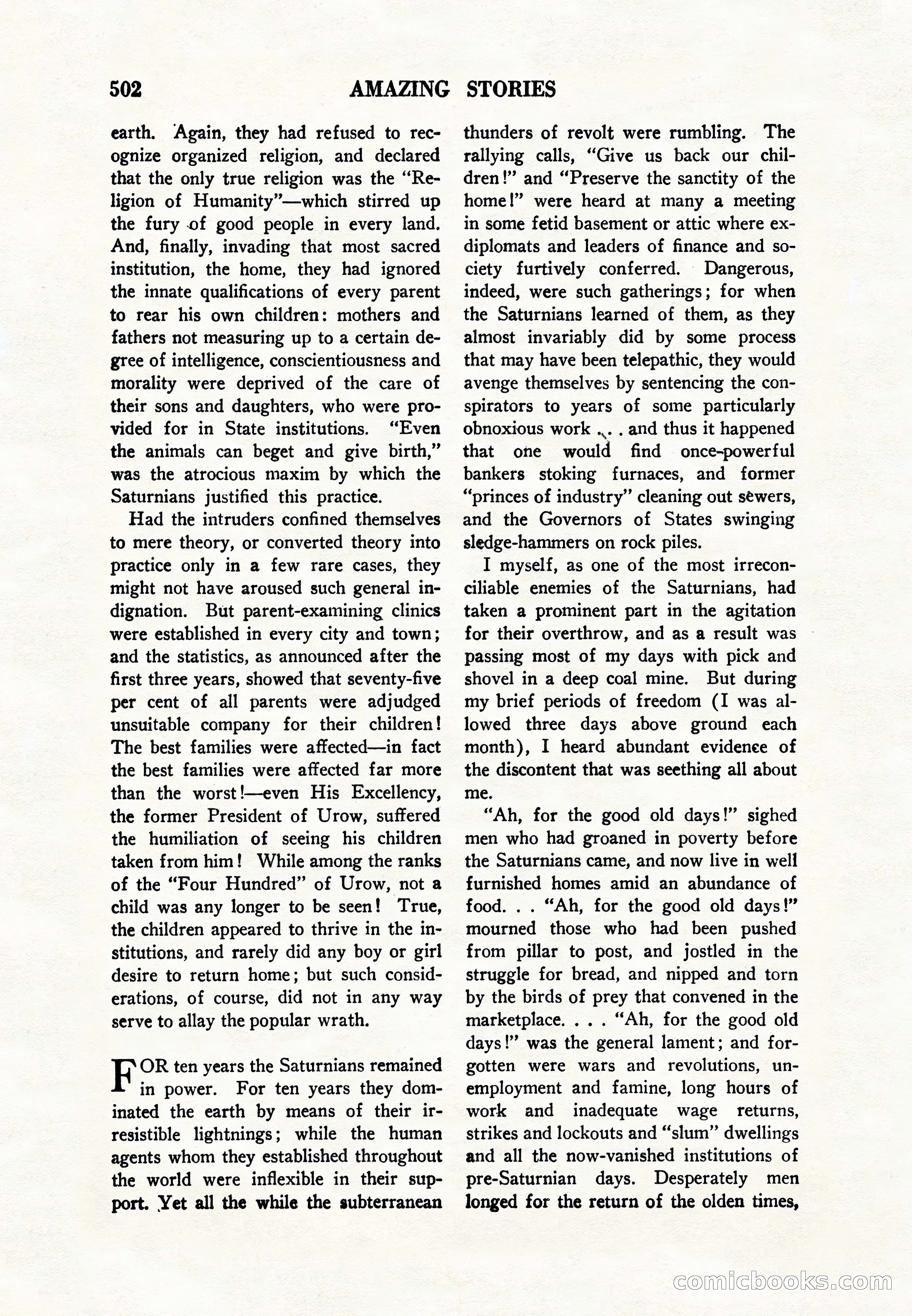 Amazing Stories, Vol. 8, No. 6 — page 24 of 148