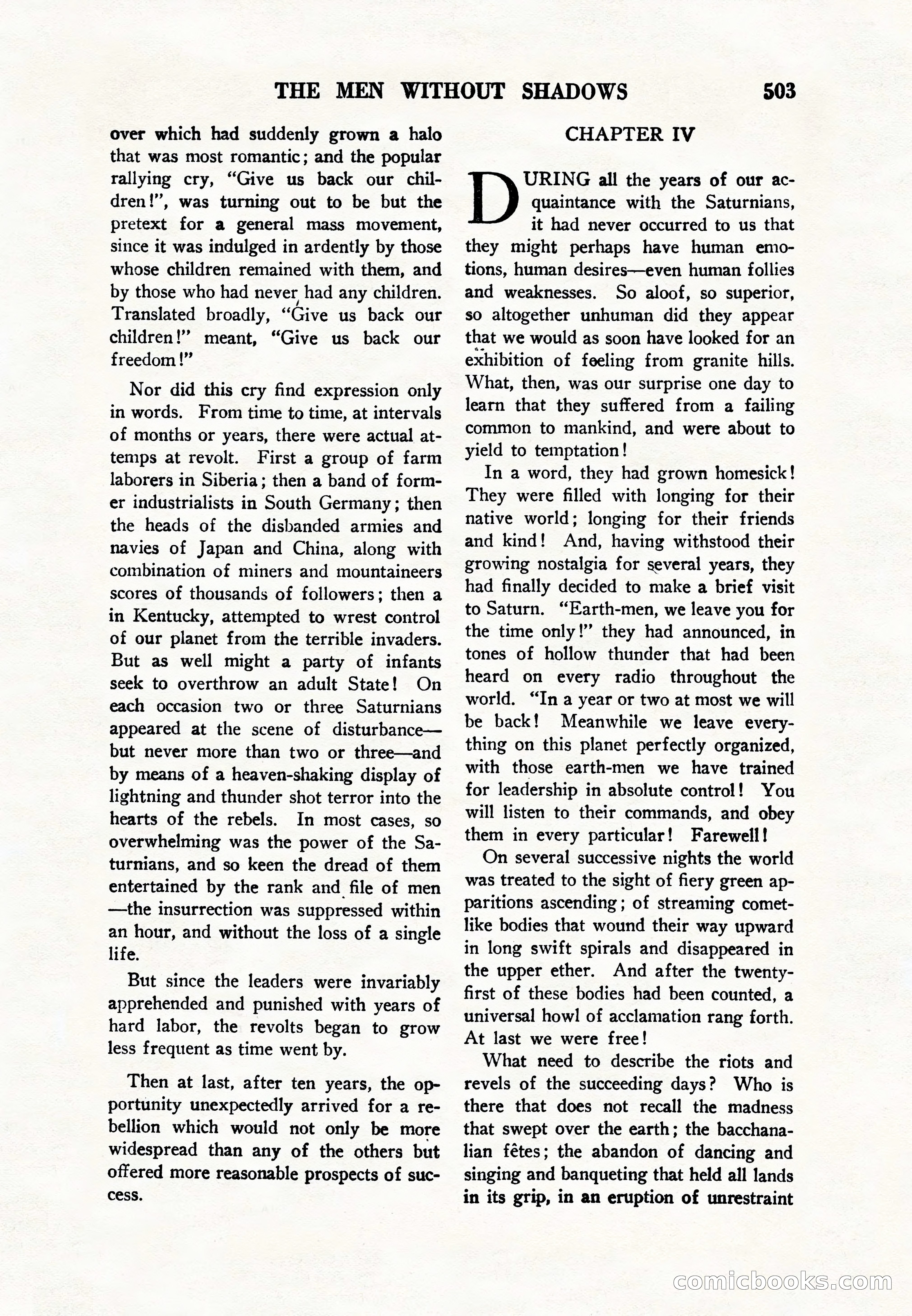 Amazing Stories, Vol. 8, No. 6 — page 25 of 148