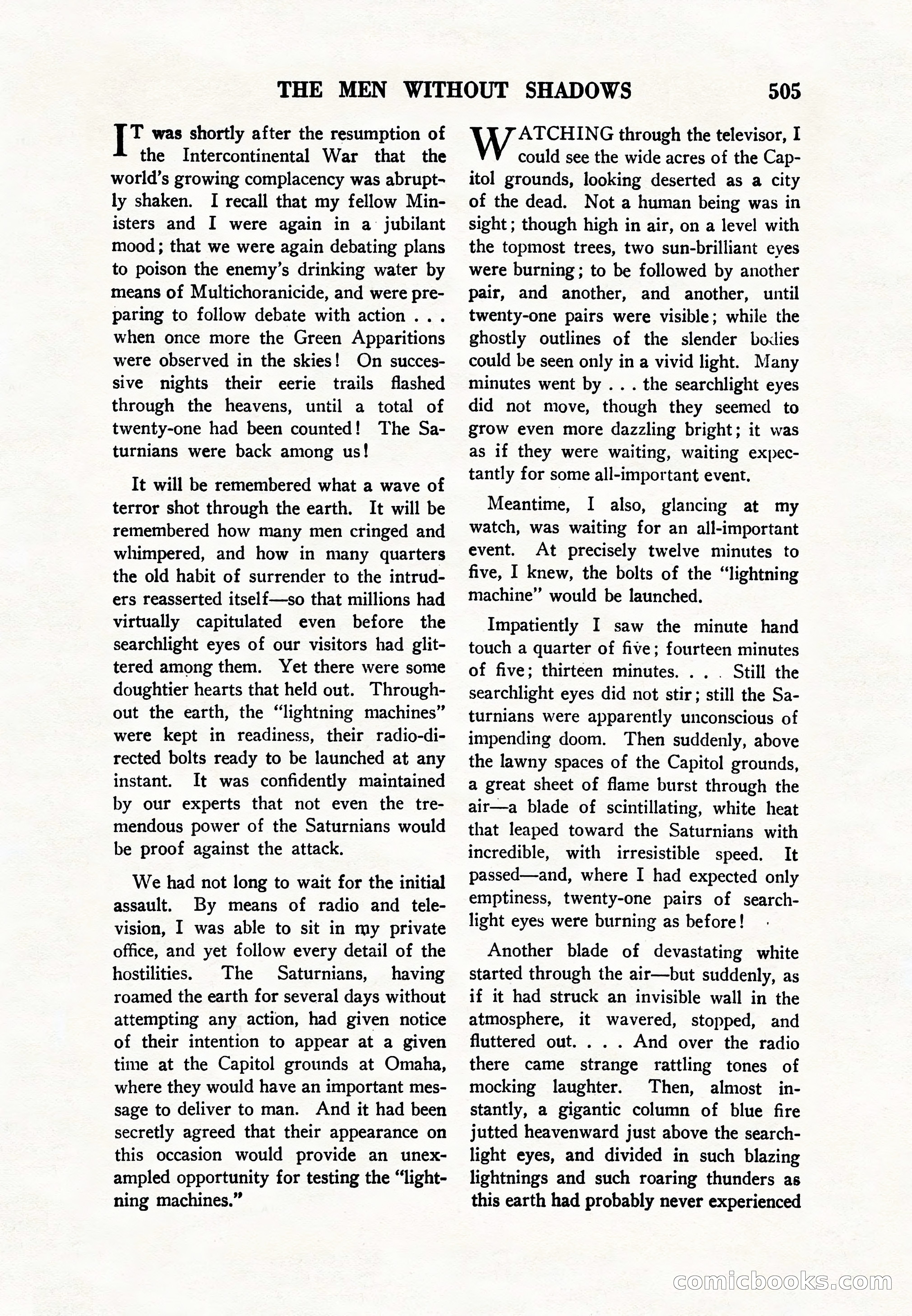 Amazing Stories, Vol. 8, No. 6 — page 27 of 148