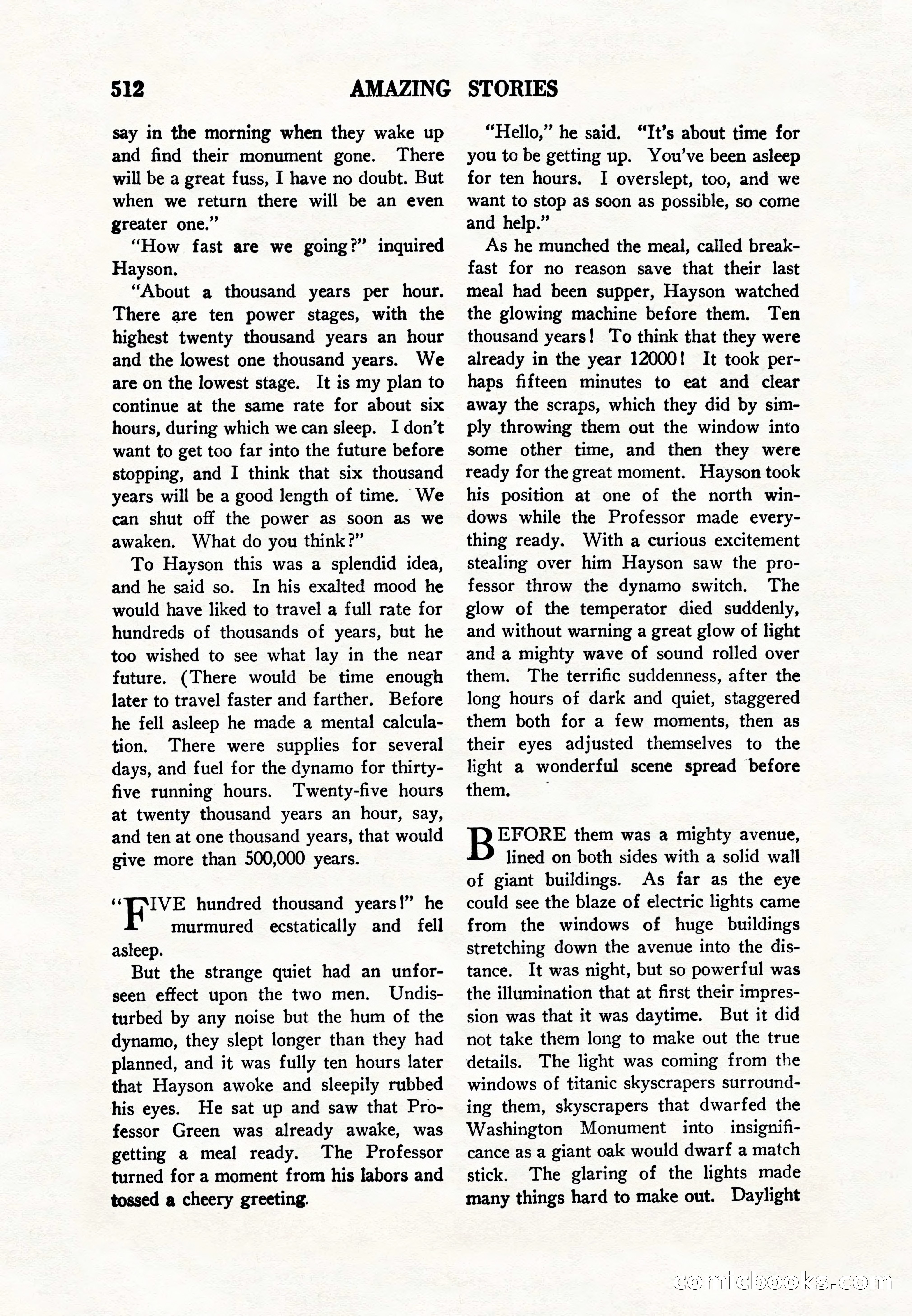 Amazing Stories, Vol. 8, No. 6 — page 34 of 148