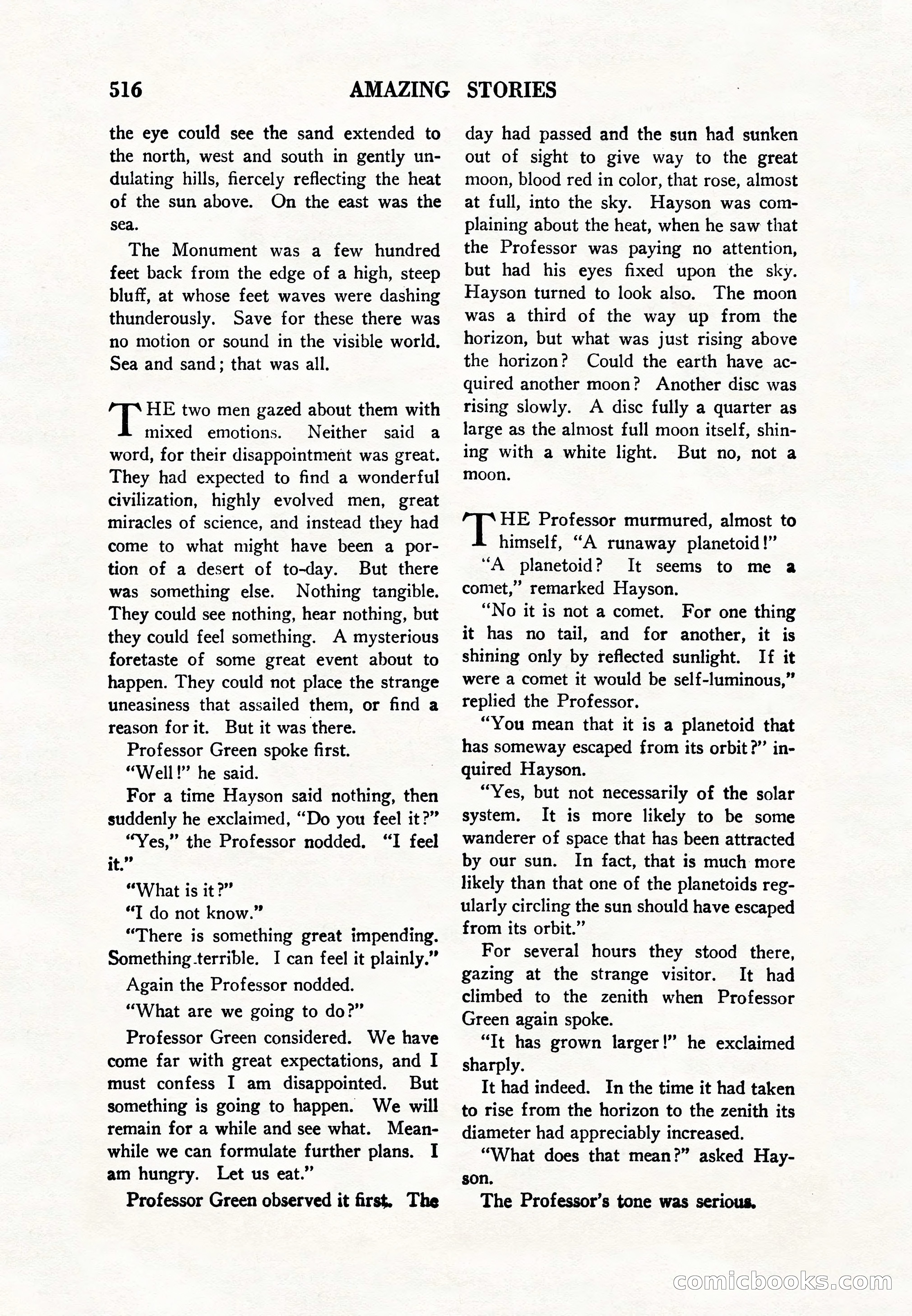 Amazing Stories, Vol. 8, No. 6 — page 38 of 148