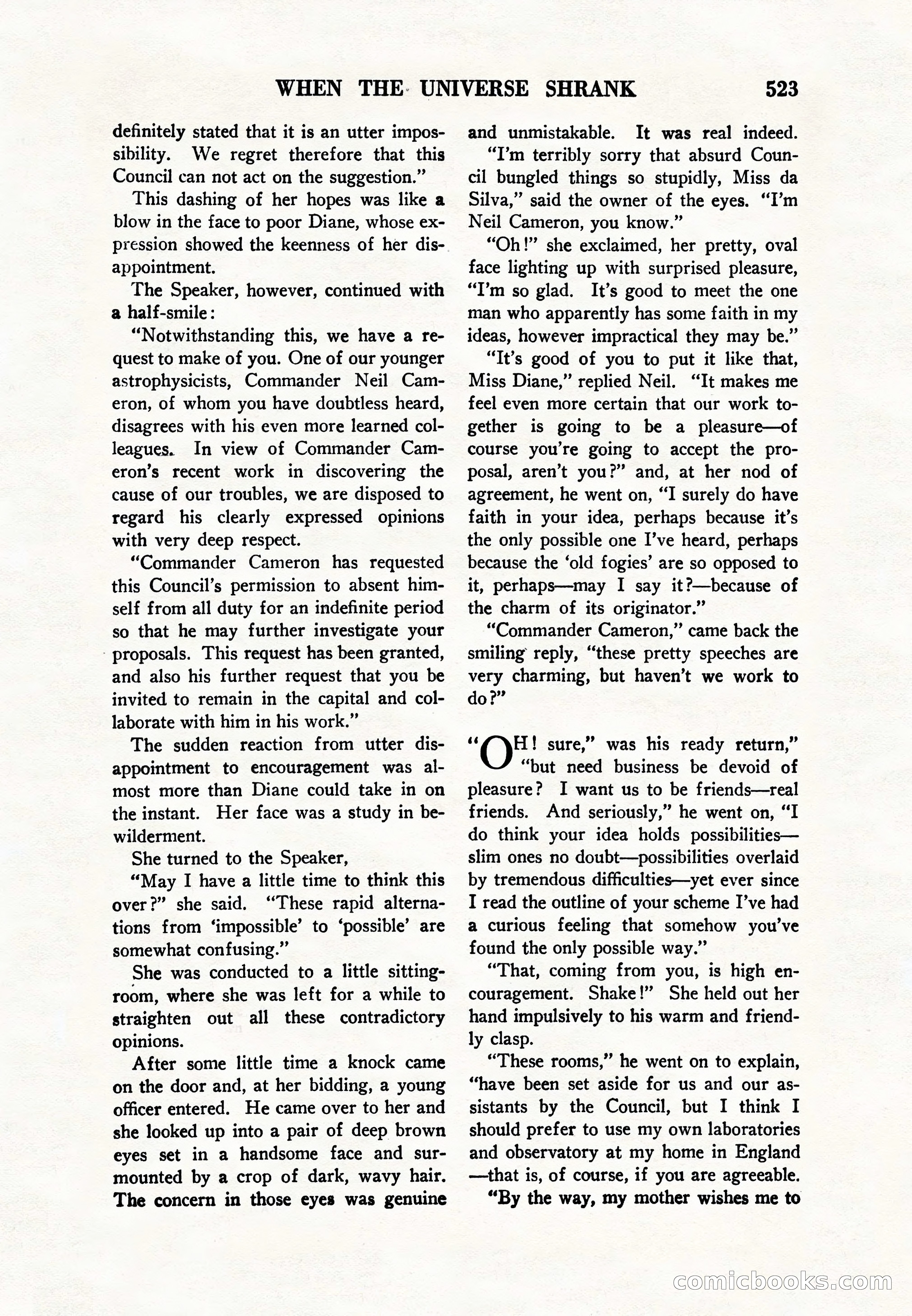 Amazing Stories, Vol. 8, No. 6 — page 45 of 148