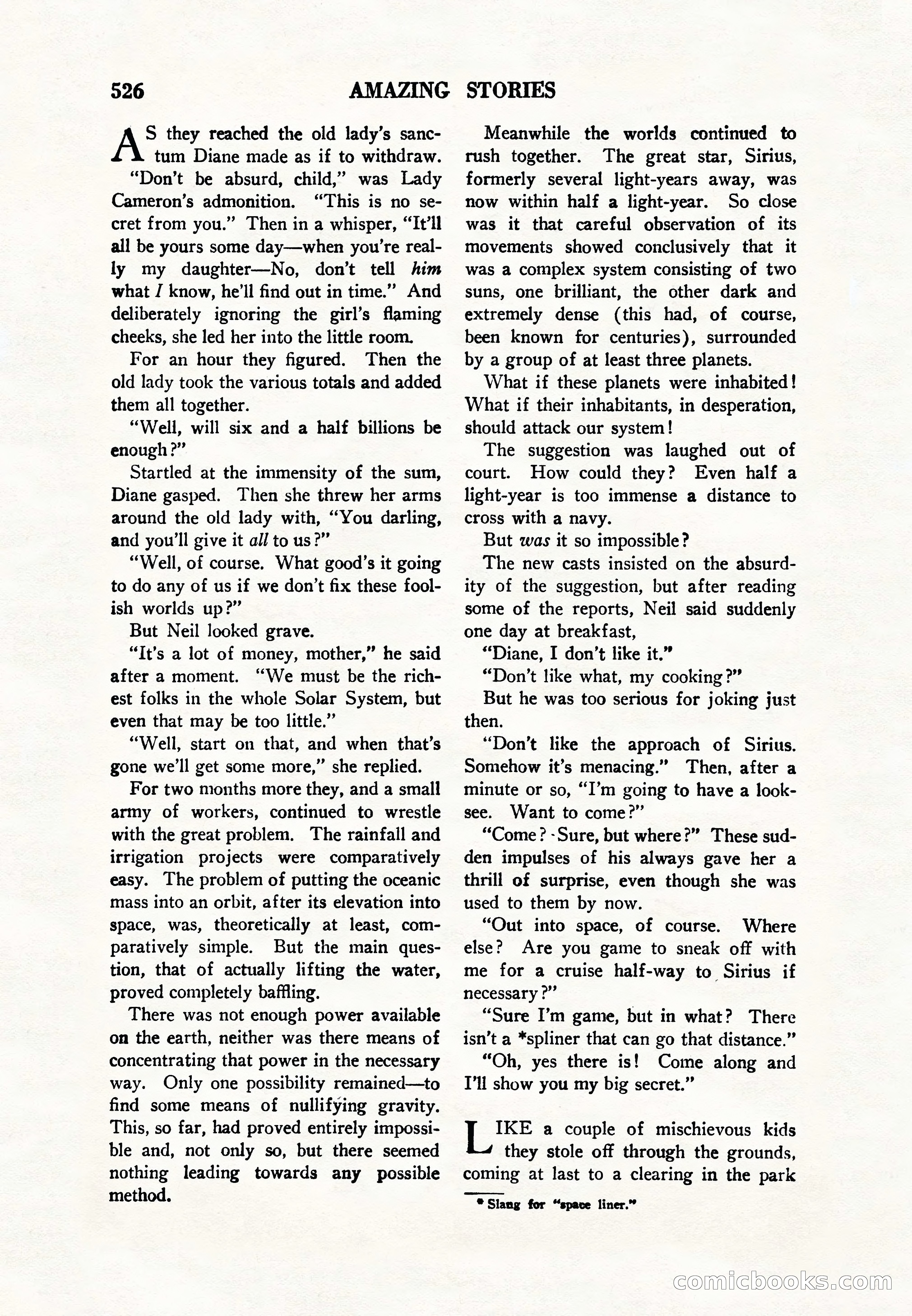 Amazing Stories, Vol. 8, No. 6 — page 48 of 148
