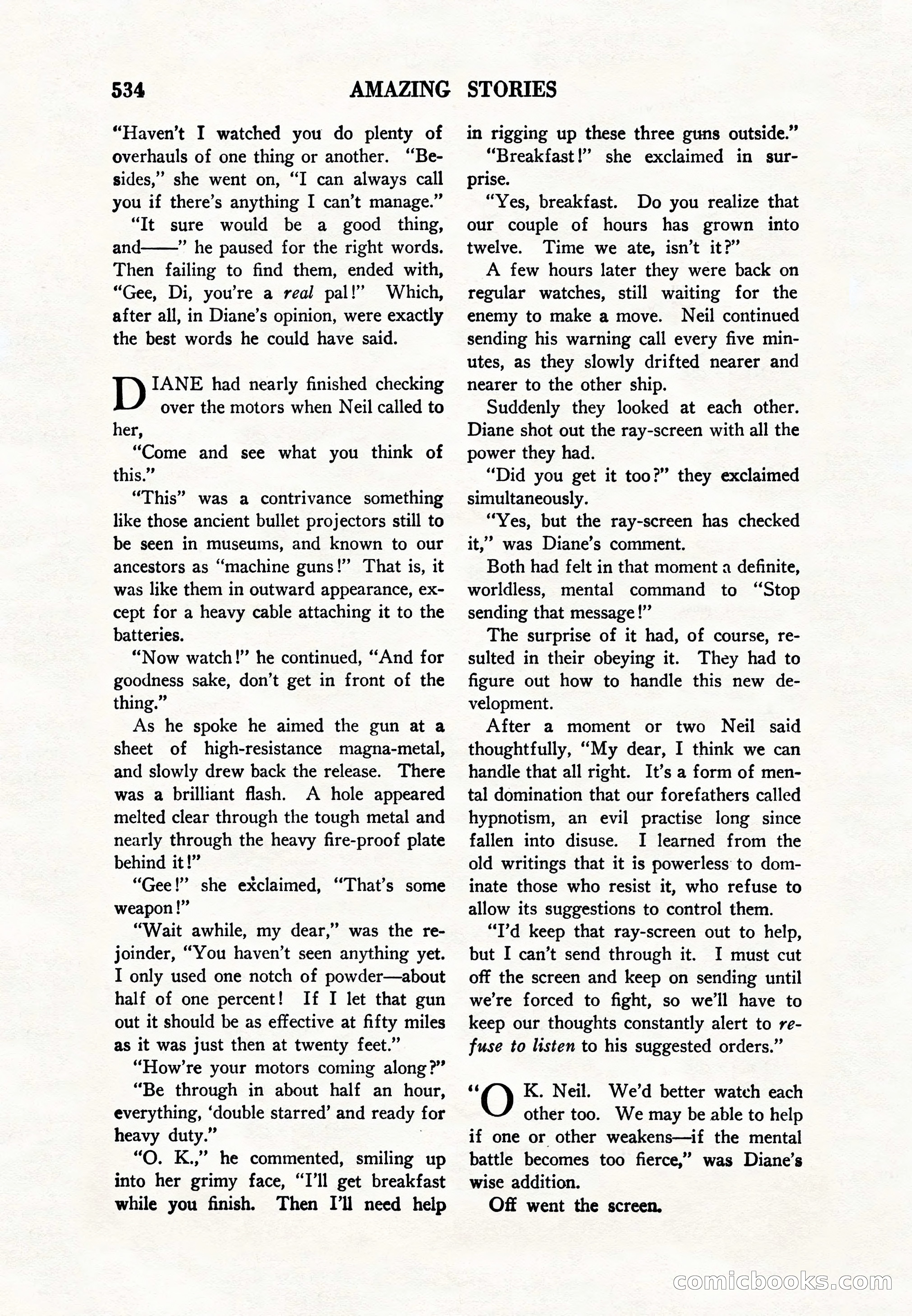 Amazing Stories, Vol. 8, No. 6 — page 56 of 148
