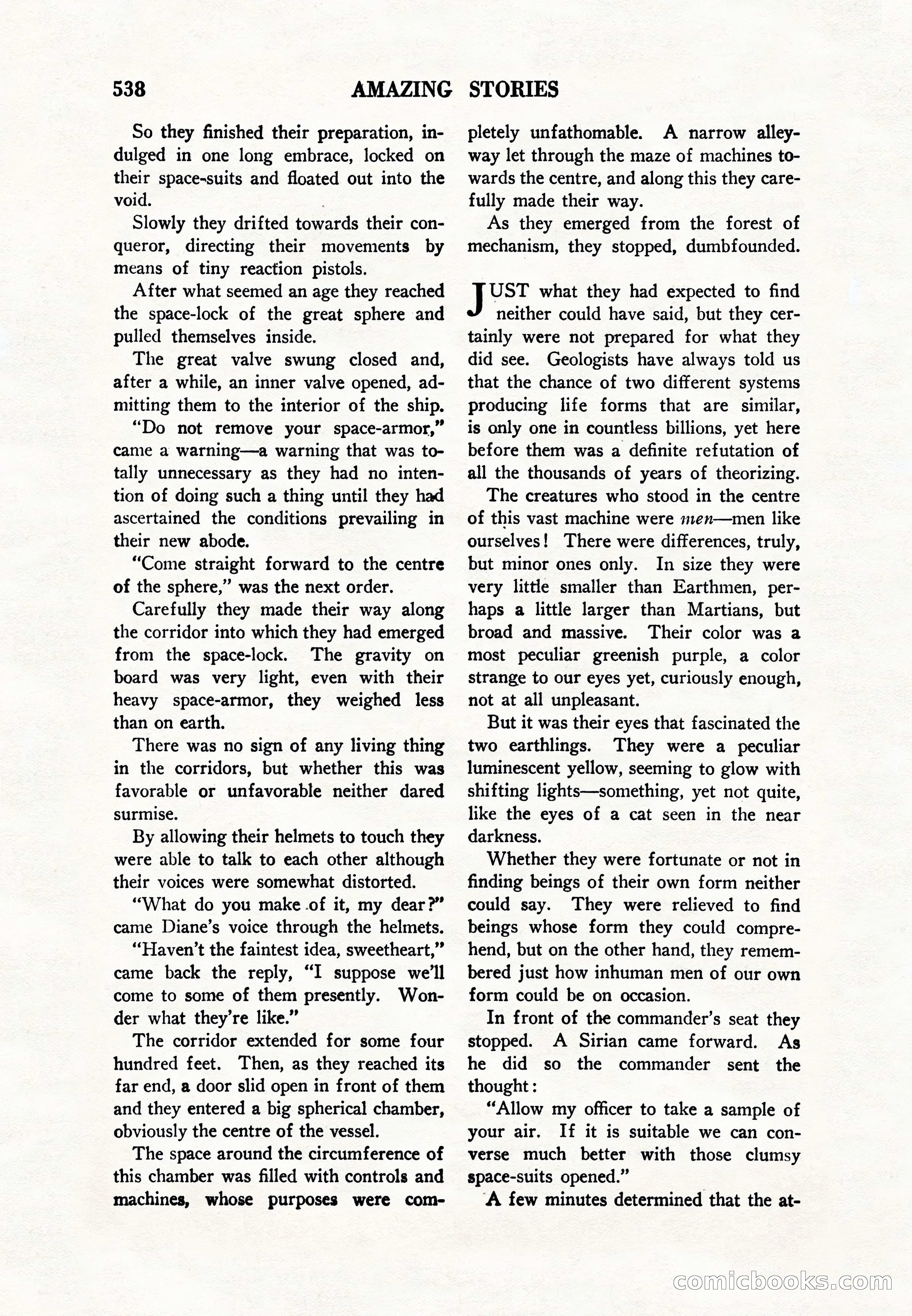 Amazing Stories, Vol. 8, No. 6 — page 60 of 148