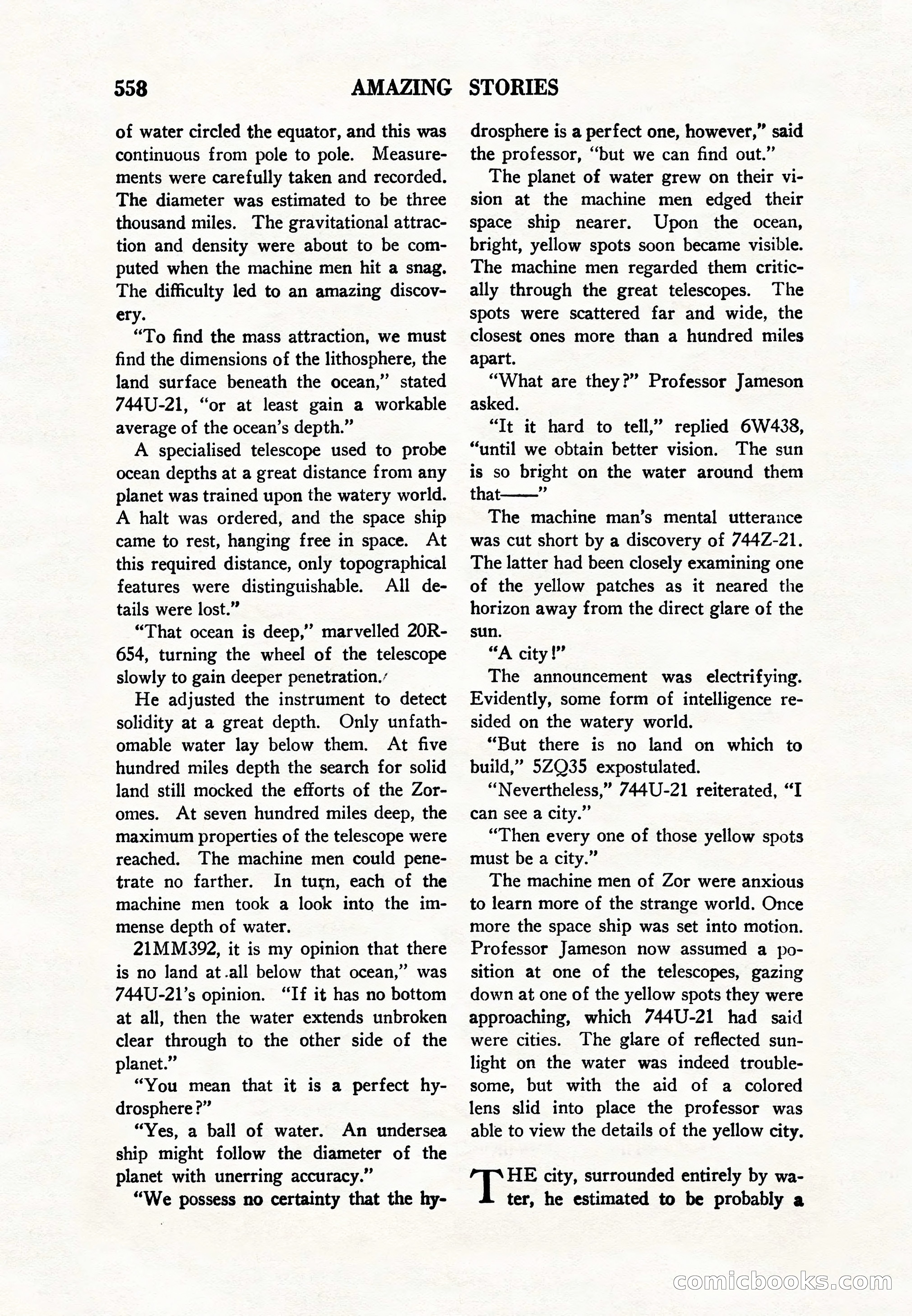 Amazing Stories, Vol. 8, No. 6 — page 80 of 148