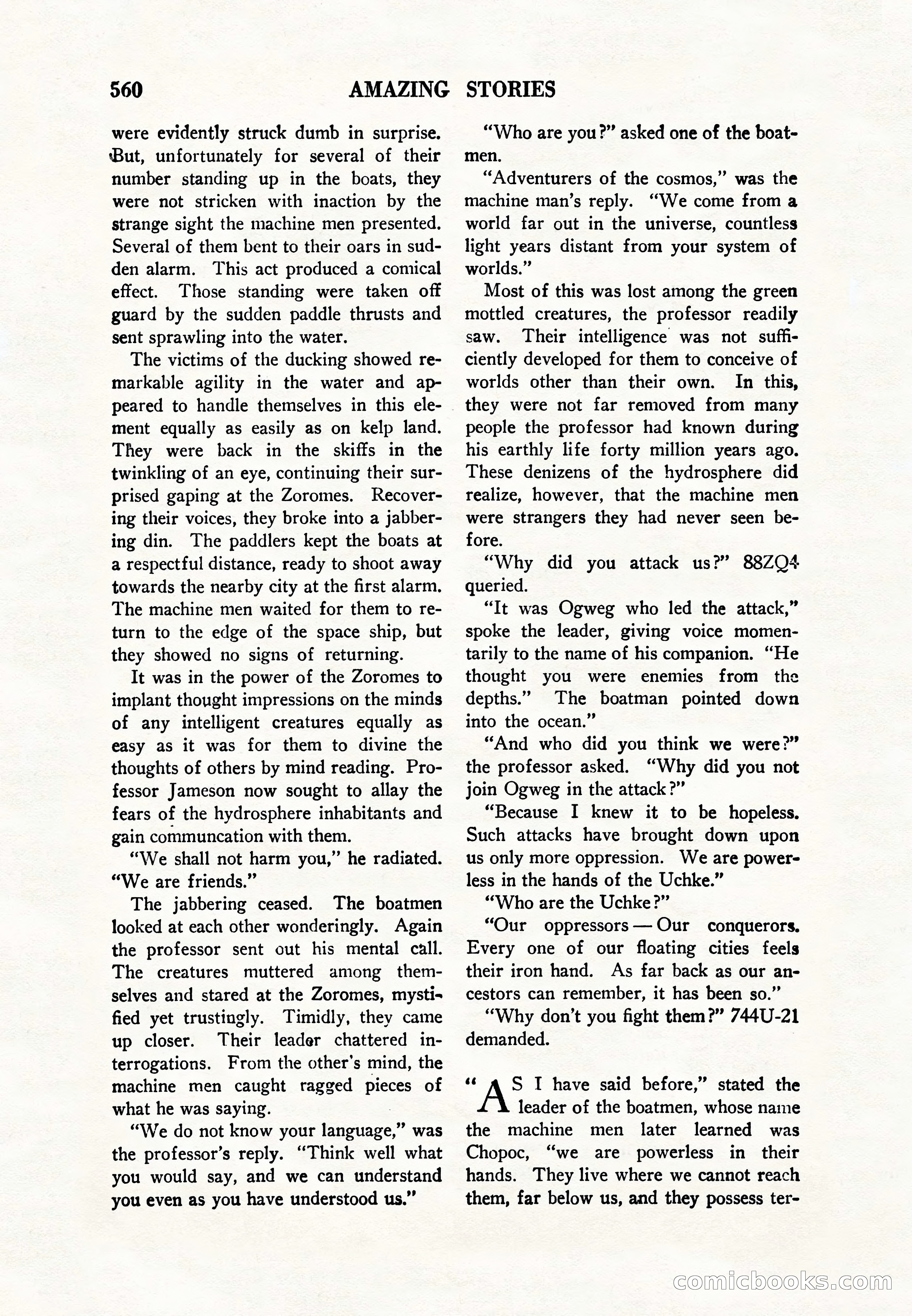 Amazing Stories, Vol. 8, No. 6 — page 82 of 148