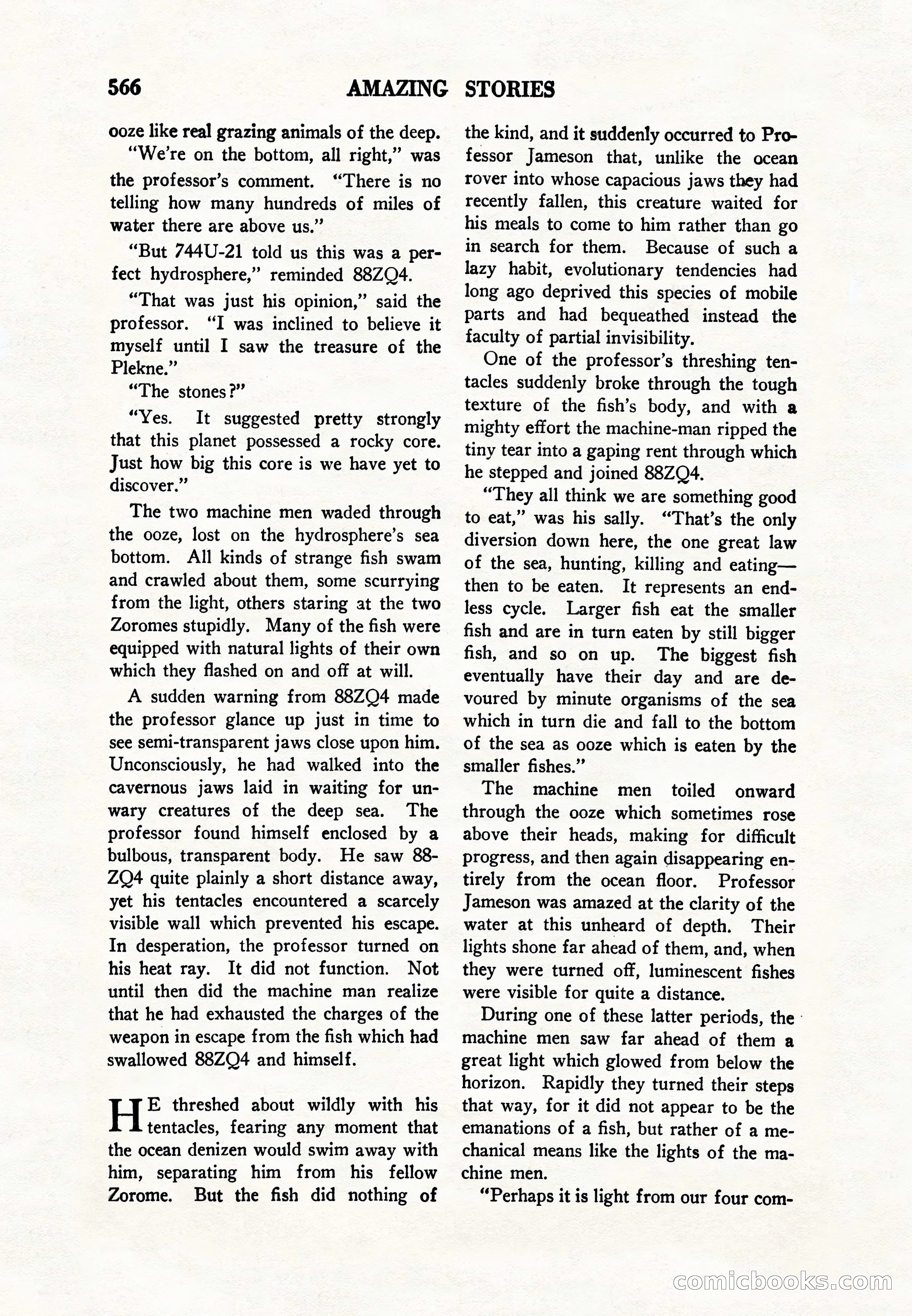 Amazing Stories, Vol. 8, No. 6 — page 88 of 148