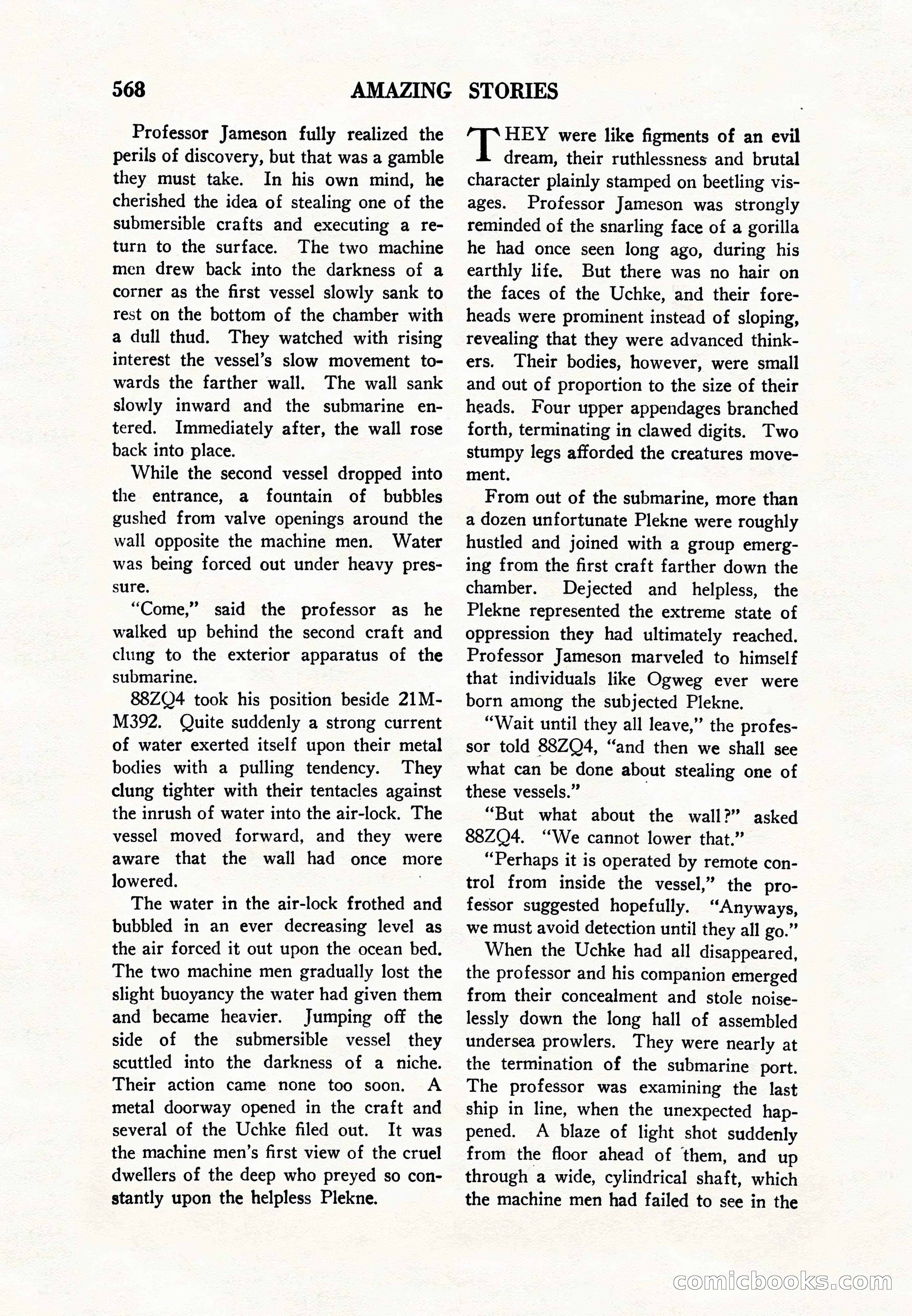 Amazing Stories, Vol. 8, No. 6 — page 90 of 148