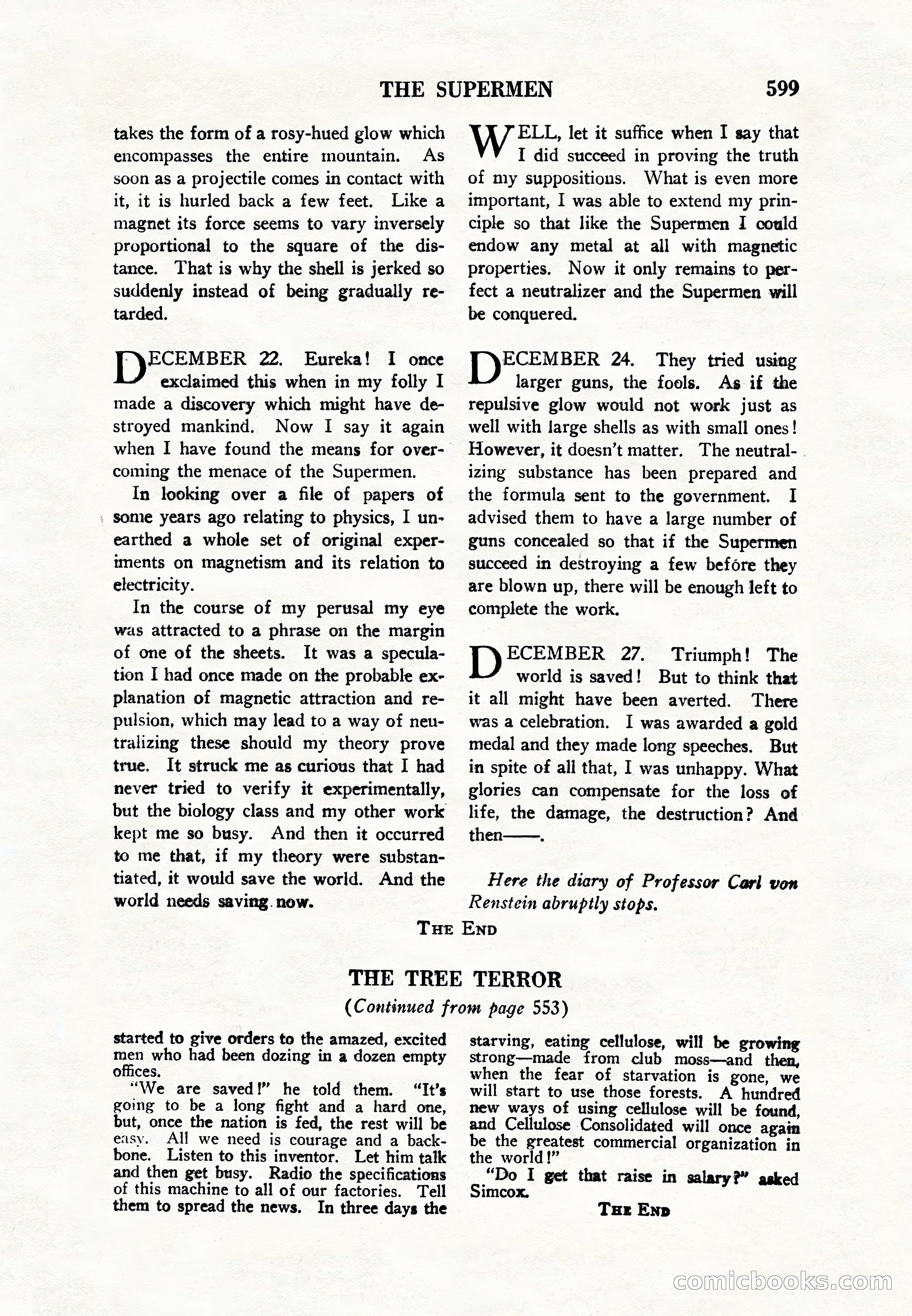 Amazing Stories, Vol. 8, No. 6 — page 121 of 148
