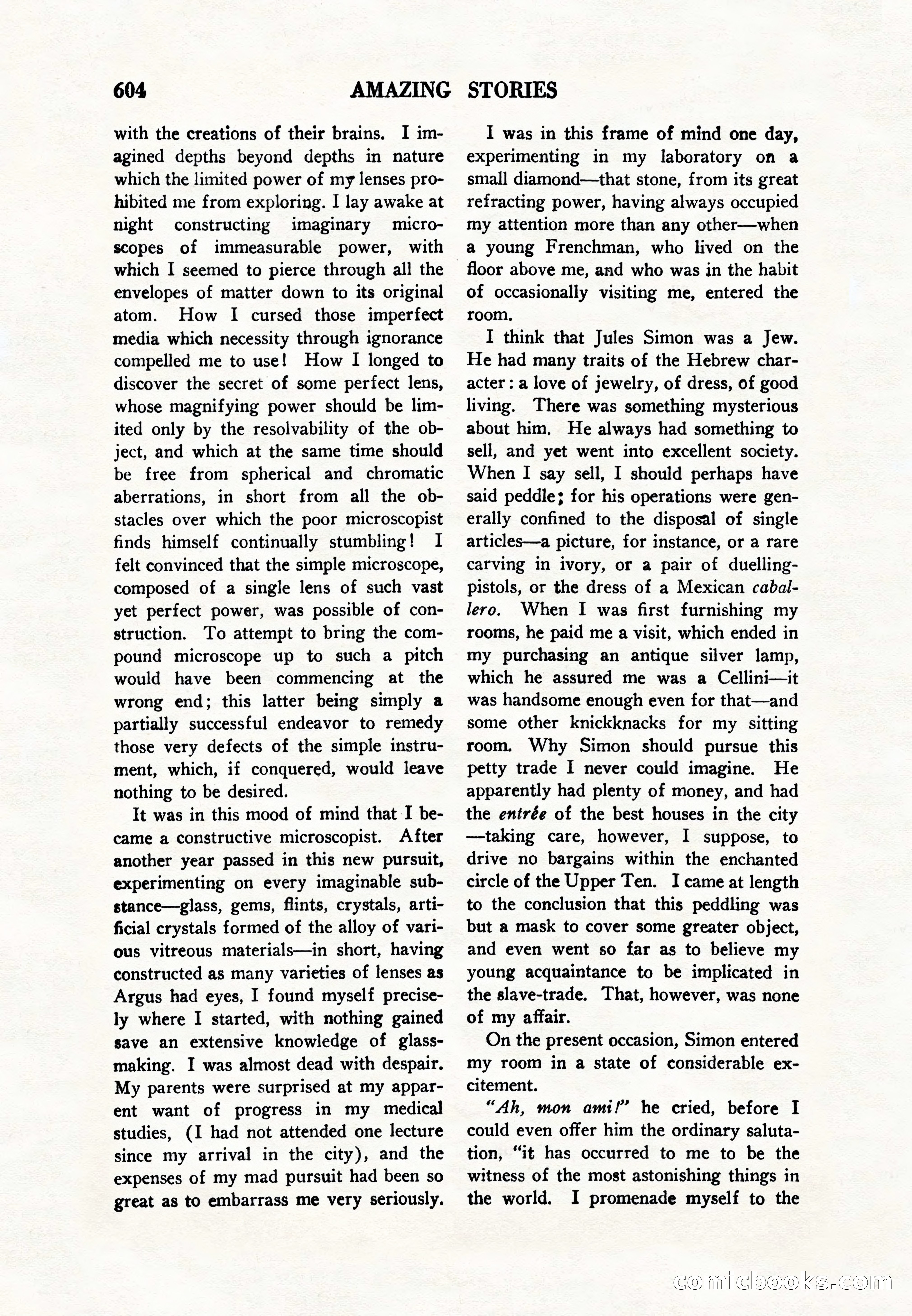 Amazing Stories, Vol. 8, No. 6 — page 126 of 148